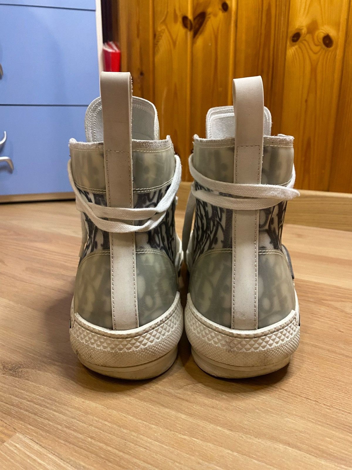 Dior Dior B23 Oblique High Top Sneakers Men’s Size US 9.5 / EU 42-43 - 2 Thumbnail