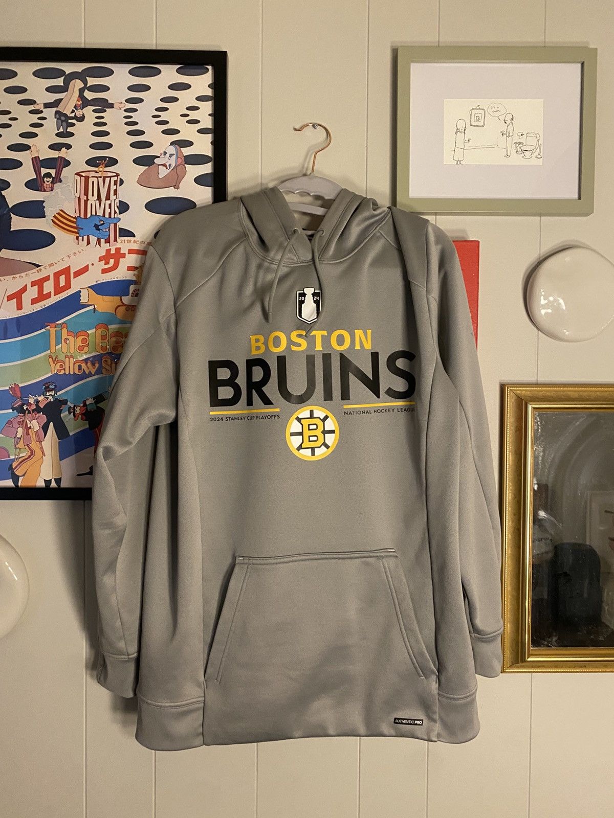 Designer BOSTON BRUINS 2024 PLAYOFF NHL SWEATER Size US M / EU 48-50 / 2 - 1 Thumbnail