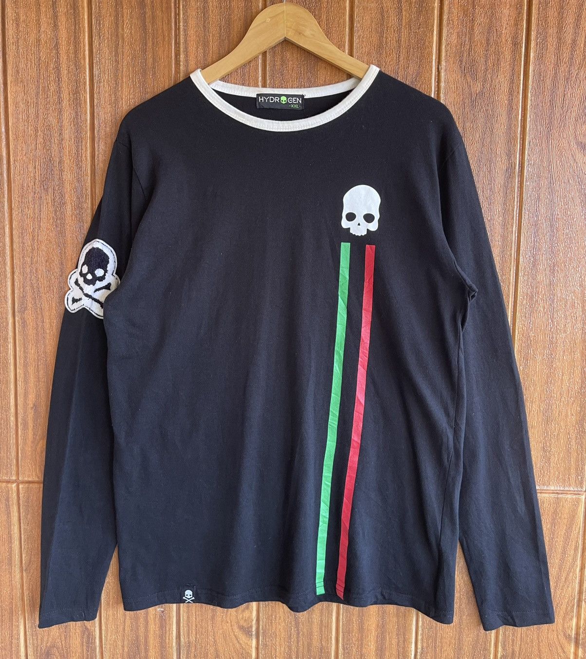 HYDROGEN HypeBeast🔥HYDROGEN🔥Skull Long Sleeve Tshirt Size US XL / EU 56 / 4 - 2 Thumbnail