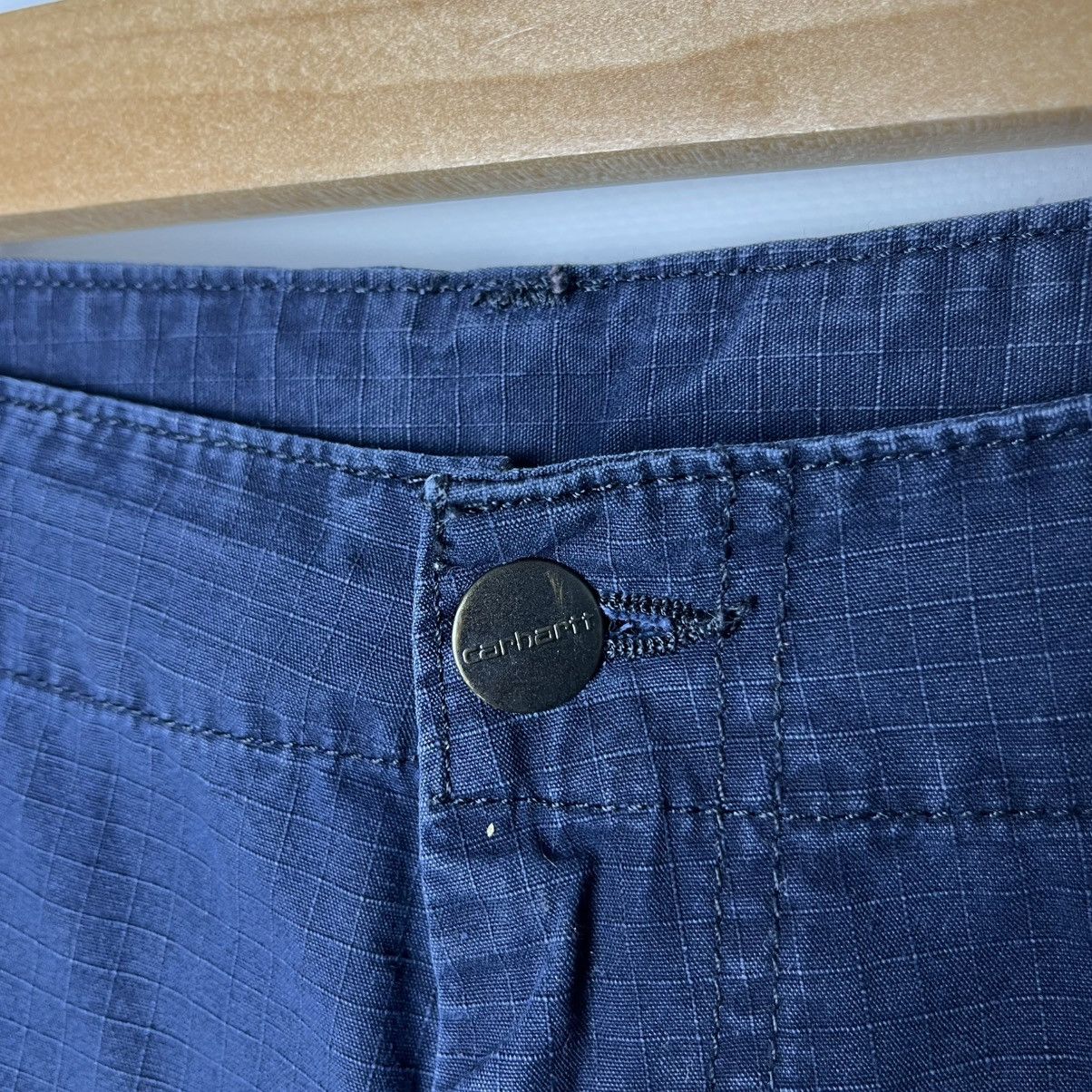 Carhartt Vintage Carhartt Regular Dark Blue Cargo Shorts Size US 33 - 7 Thumbnail