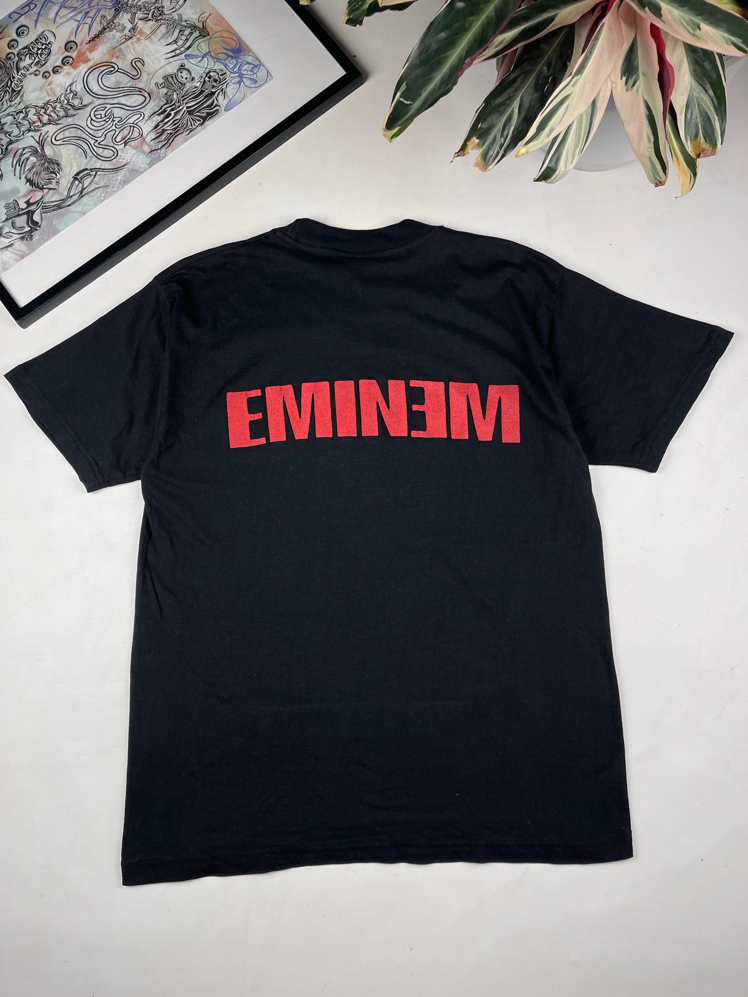 Band Tees 00s Eminem Vintage Rap Tour Tee Hip Hop Rare Band Y2K Size US M / EU 48-50 / 2 - 5 Thumbnail