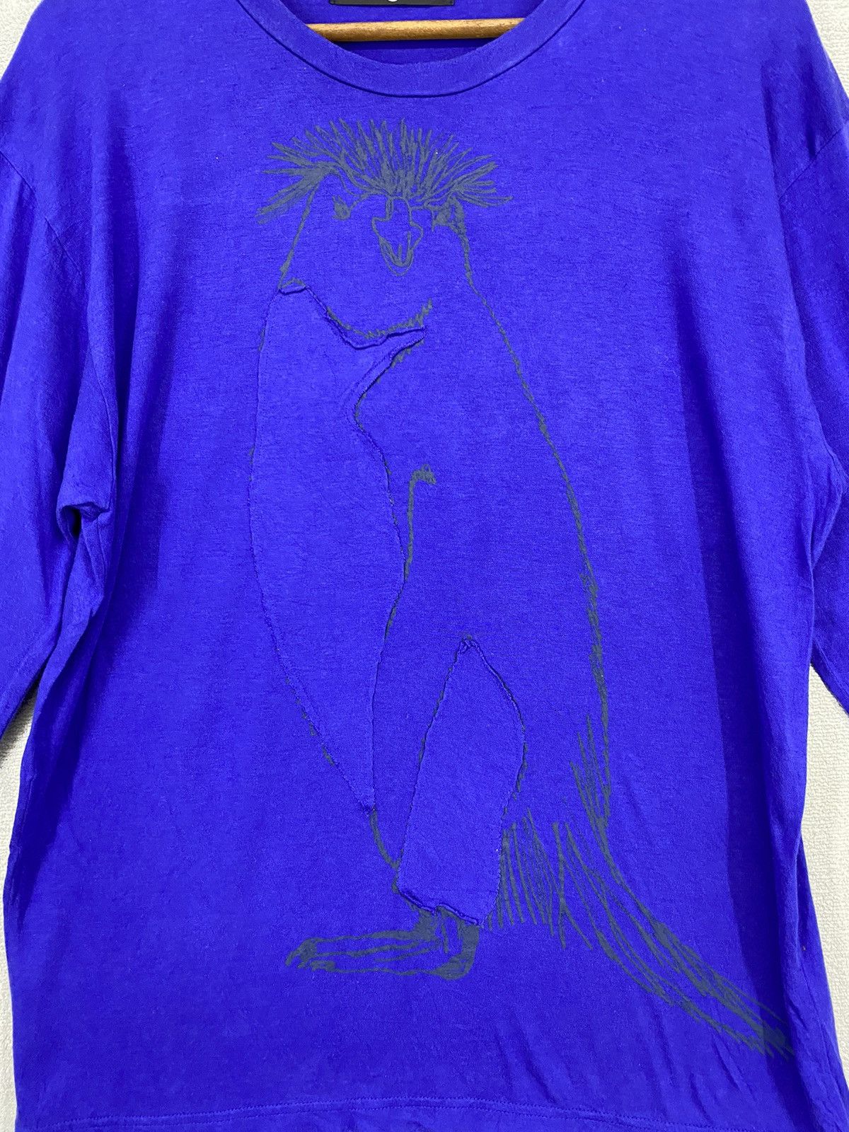 Yohji Yamamoto GOMME HOMME RARE DESIGN LONG SLEEVE T-SHIRT Size US M / EU 48-50 / 2 - 3 Thumbnail