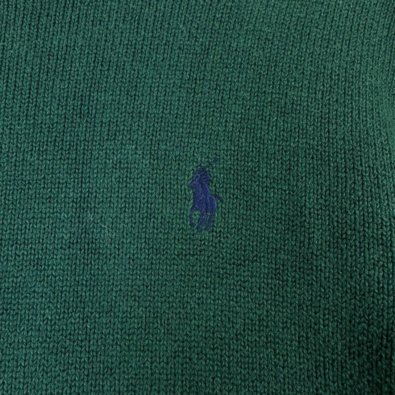 Polo Ralph Lauren Polo Ralph Lauren Sweater Green Crew Neck Cotton Knit Mens M Size US M / EU 48-50 / 2 - 3 Thumbnail