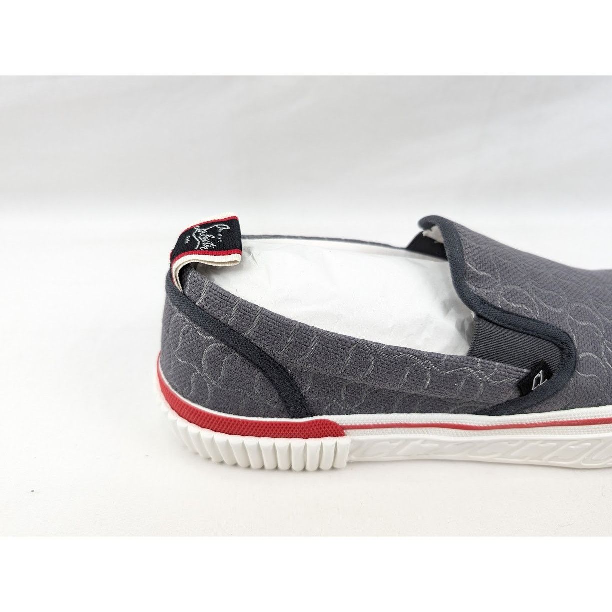 Christian Louboutin o1rshd1 Pedro Boat Flat Sneakers in Smoky Size US 11 / EU 44 - 4 Thumbnail