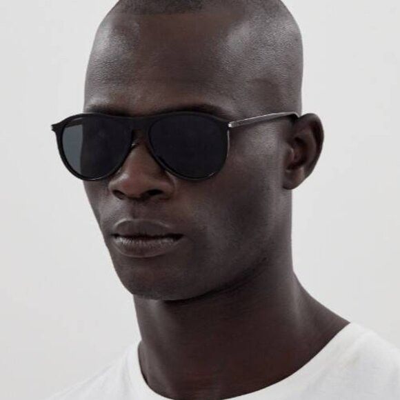 Saint Laurent Paris 🕶️ New Saint Laurent SL667 003 Beige/Grey Sunglasses Size ONE SIZE - 2 Thumbnail