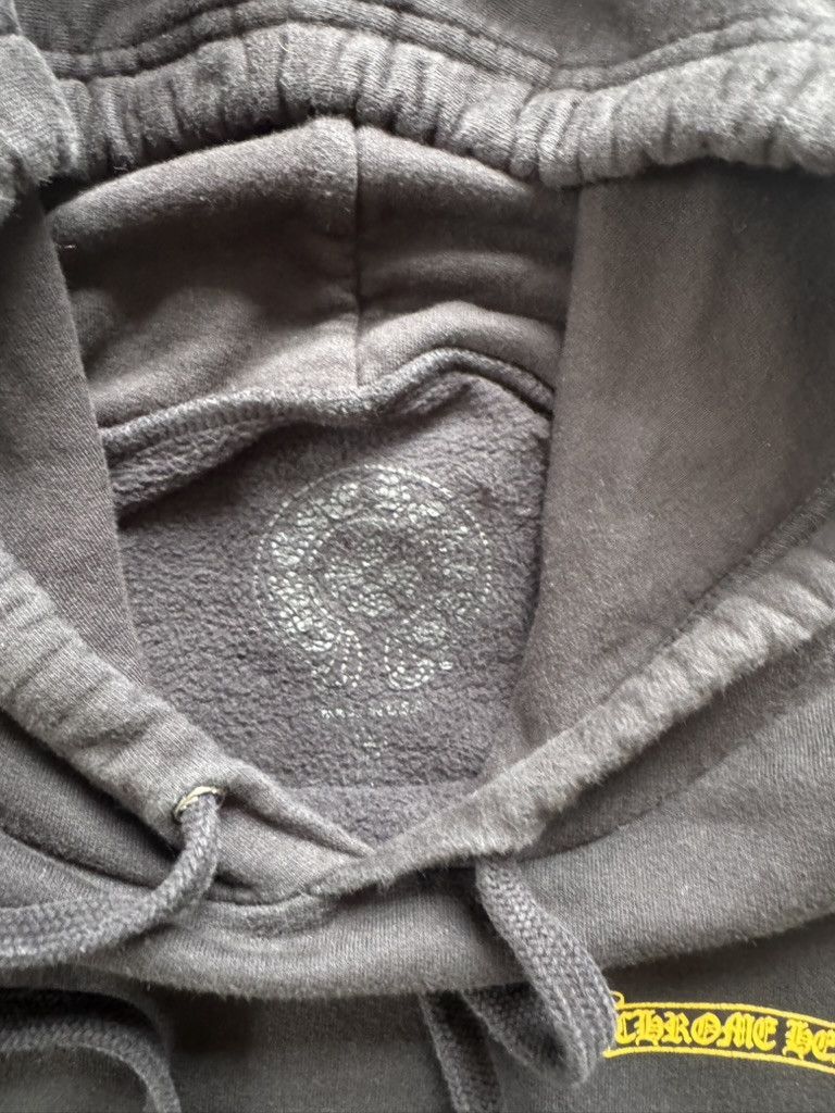 Chrome Hearts Chrome Hearts Hollywood Plus Logo Hoodie Black & Yellow Size US XL / EU 56 / 4 - 4 Thumbnail