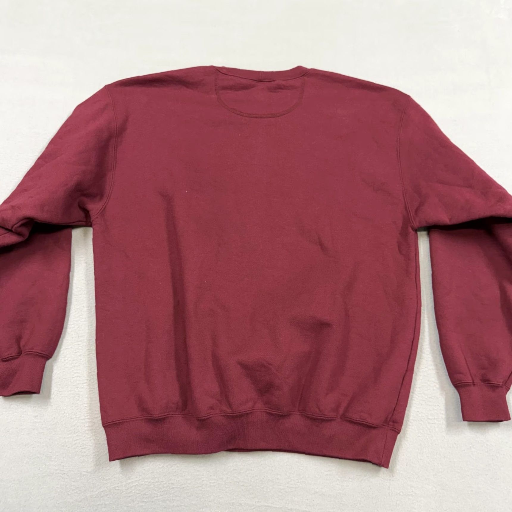 Lands' End Lands' End Sweatshirt Mens Large Red Crewneck Pullover Knit Basic Made USA Size US L / EU 52-54 / 3 - 3 Thumbnail