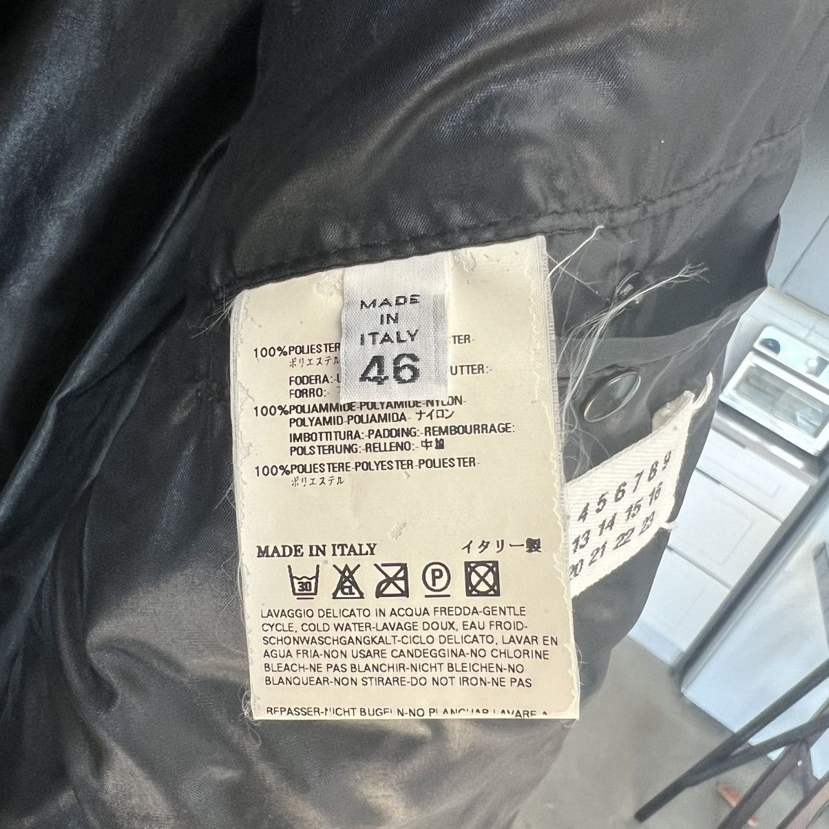 Maison Margiela Maison Margiela Line 10 Padded Biker Jacket 2007 Size US S / EU 44-46 / 1 - 5 Thumbnail