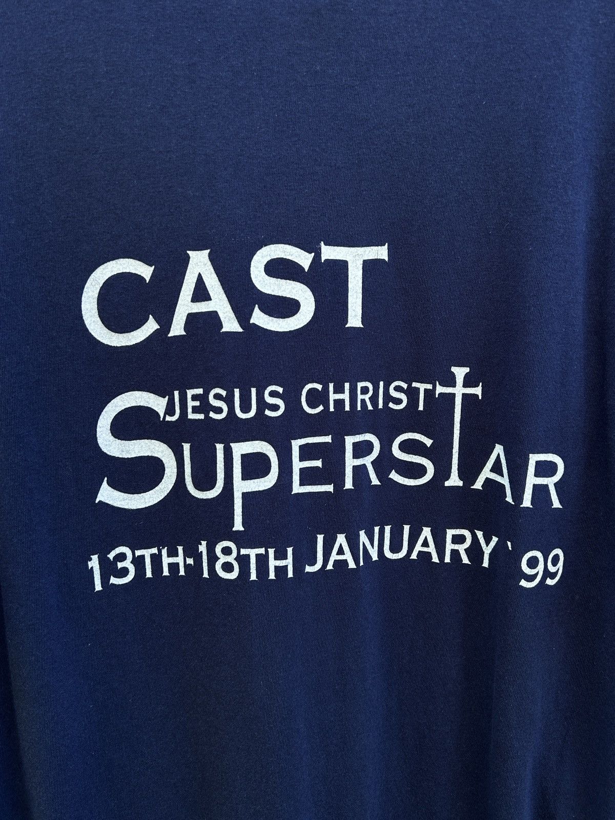 Vintage 90s Cast Jesus Christ Superstar 1999 Single Stitch T-Shirt Size US XL / EU 56 / 4 - 2 Thumbnail