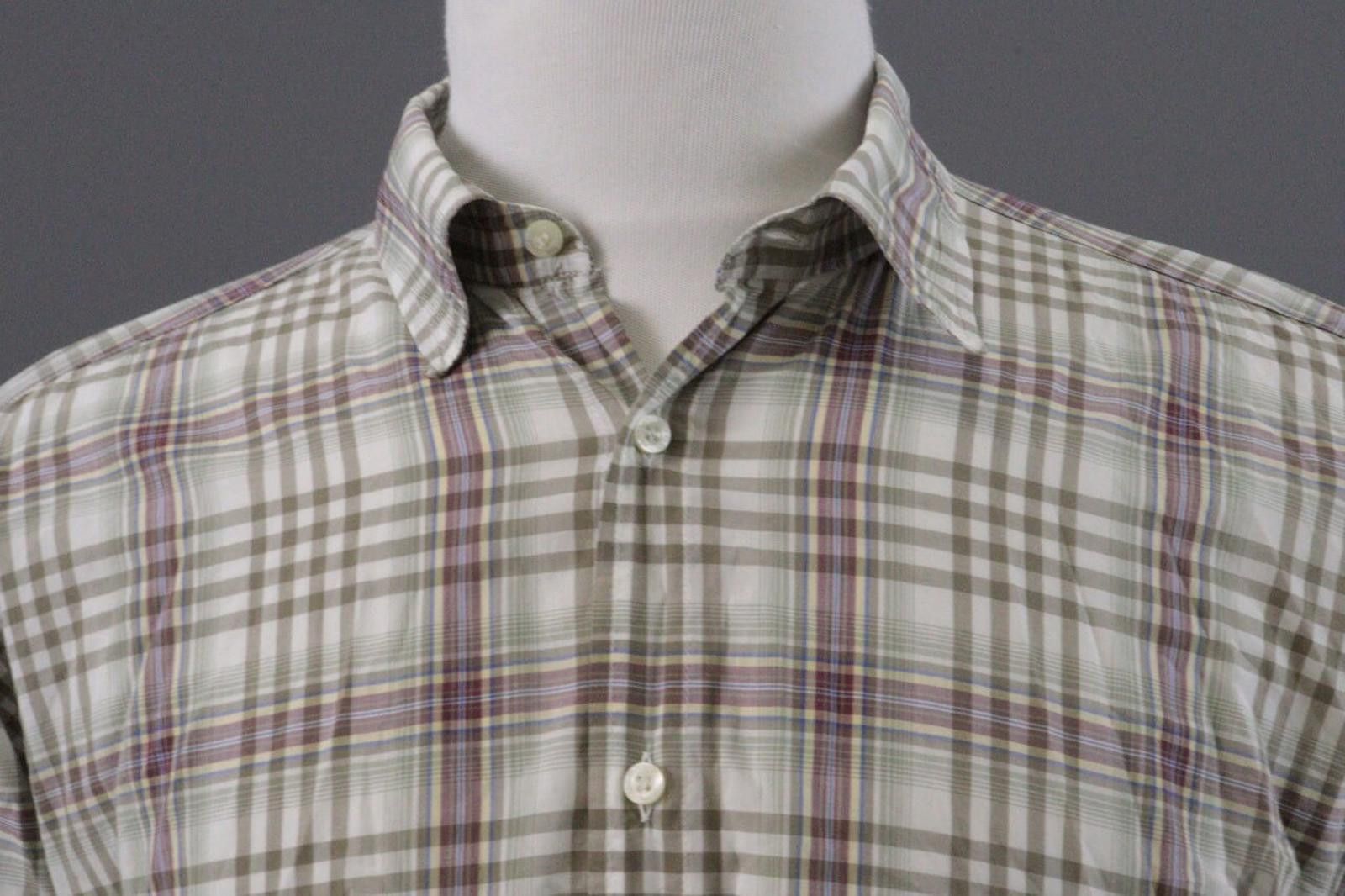 Etro Etro Milano Beige Check Button Down Shirt Size XL Size US XL / EU 56 / 4 - 3 Thumbnail