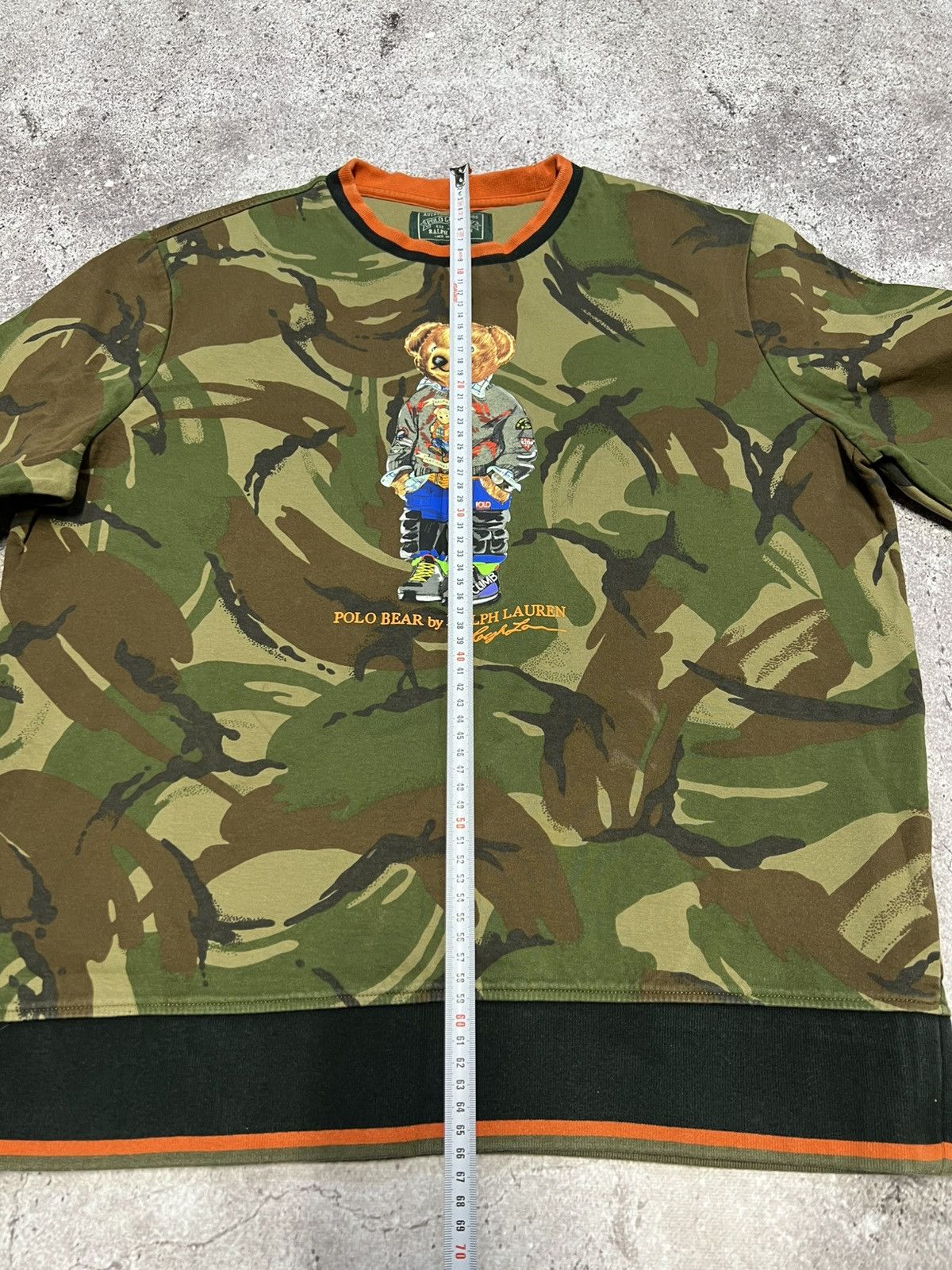 Polo Ralph Lauren Ralph Lauren Polo Bear Camo Sweatshirt Big Logo Sz L Size US L / EU 52-54 / 3 - 11 Thumbnail