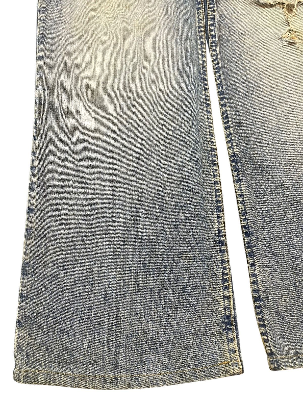 Armani Exchange Vintage Armani Exchange Faded Wash Distress Baggy Jeans Size US 36 / EU 52 - 7 Thumbnail