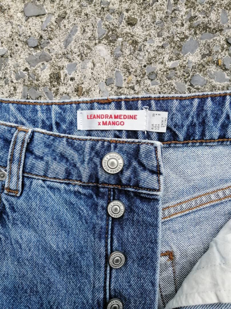 Designer × Mango Leandra Medine X Mango FW19 Collection Denim Jeans Size 26" / US 2 / IT 38 - 5 Thumbnail