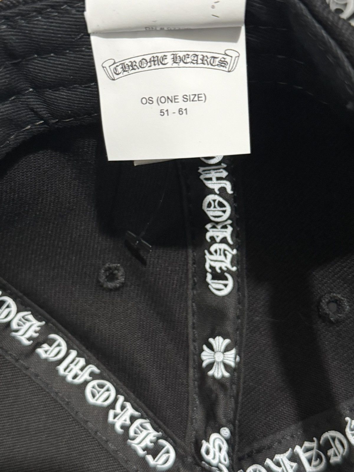 Chrome Hearts Chrome Hearts RS3 Baseball Hat Size ONE SIZE - 6 Thumbnail