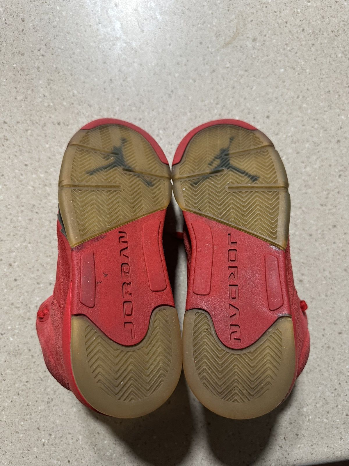 Jordan Brand Jordan 5 Red Suede Size US 7 / EU 40 - 5 Thumbnail