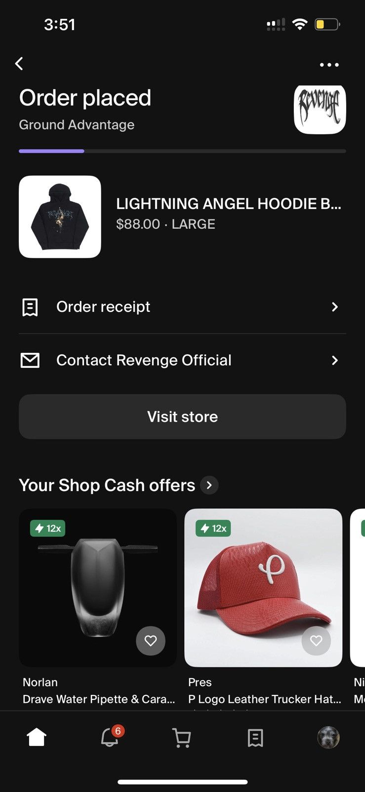 Revenge Revenge Lighting Angel Hoodie Size US L / EU 52-54 / 3 - 4 Thumbnail
