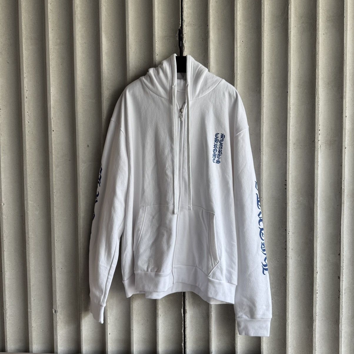 Chrome Hearts CHROME HEARTS - VERTICAL LOGO HOODIE ZIP Size US L / EU 52-54 / 3 - 1 Thumbnail