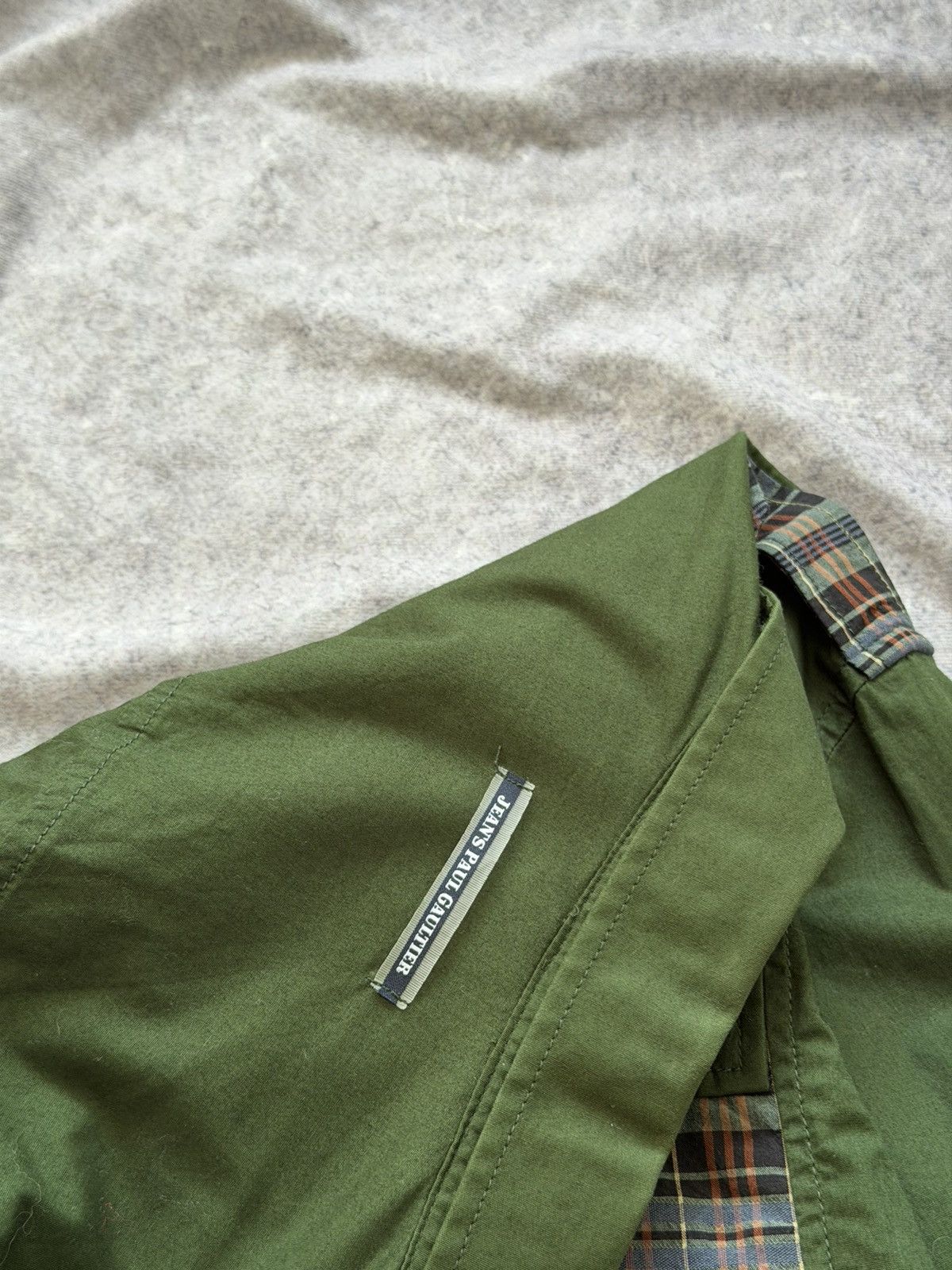Jean Paul Gaultier 00S Jean Paul Gaultier Green Military Style Shirt Jacket Size US M / EU 48-50 / 2 - 10 Thumbnail