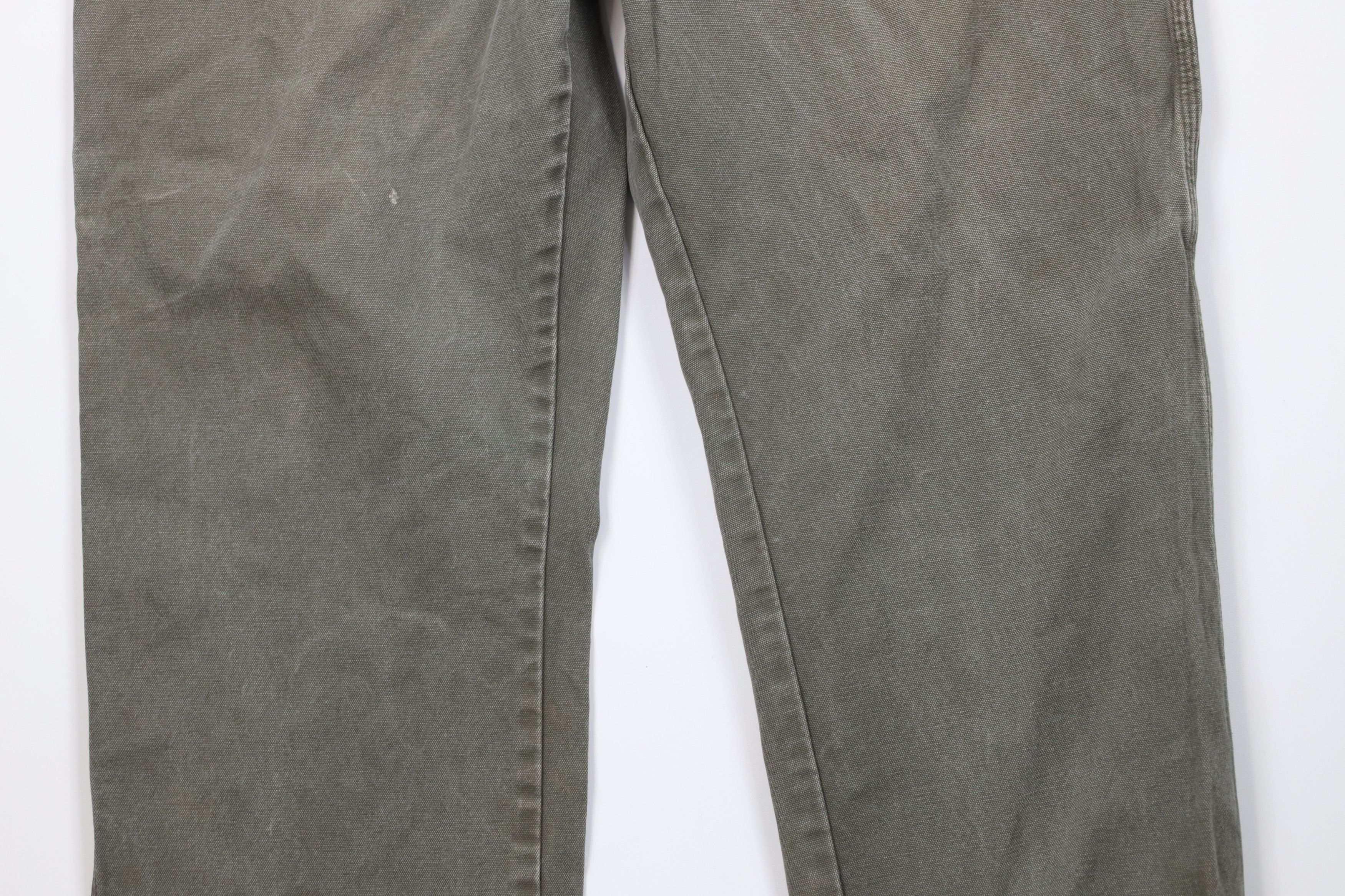 Dickies Vintage Dickies Canvas Wide Leg Dungaree Pants Green Cotton Size US 44 / EU 60 - 3 Thumbnail