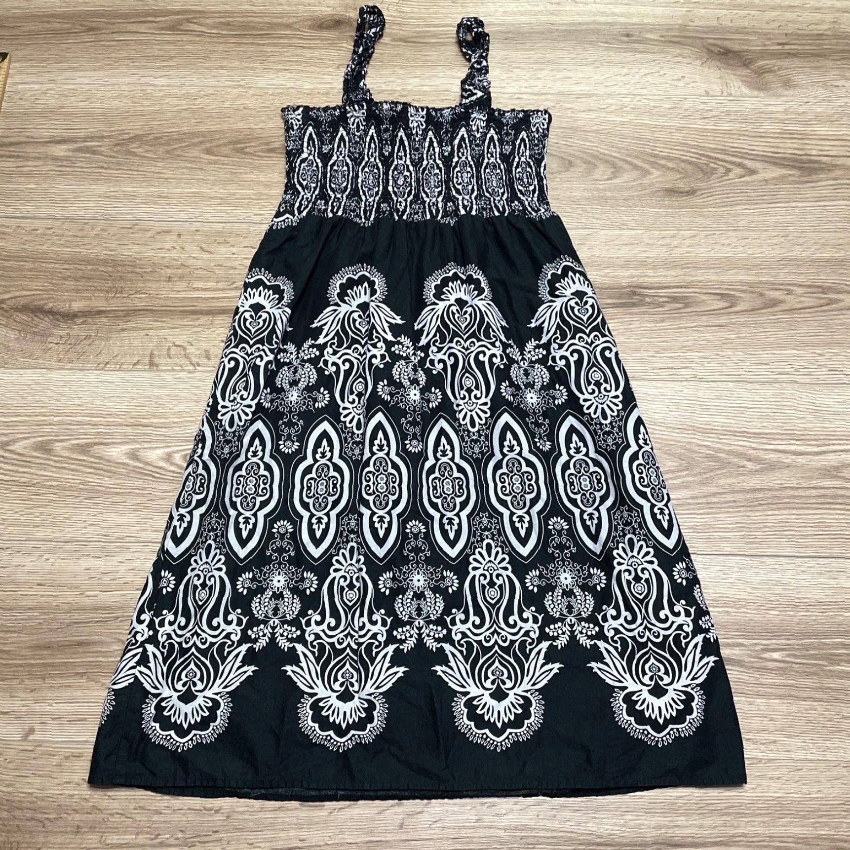 Vintage VINTAGE Sonoma Women’s Sundress Size Small Batik Cotton Sleeveless Knee Length Summer Casual Size S / US 4 / IT 40 - 8 Thumbnail