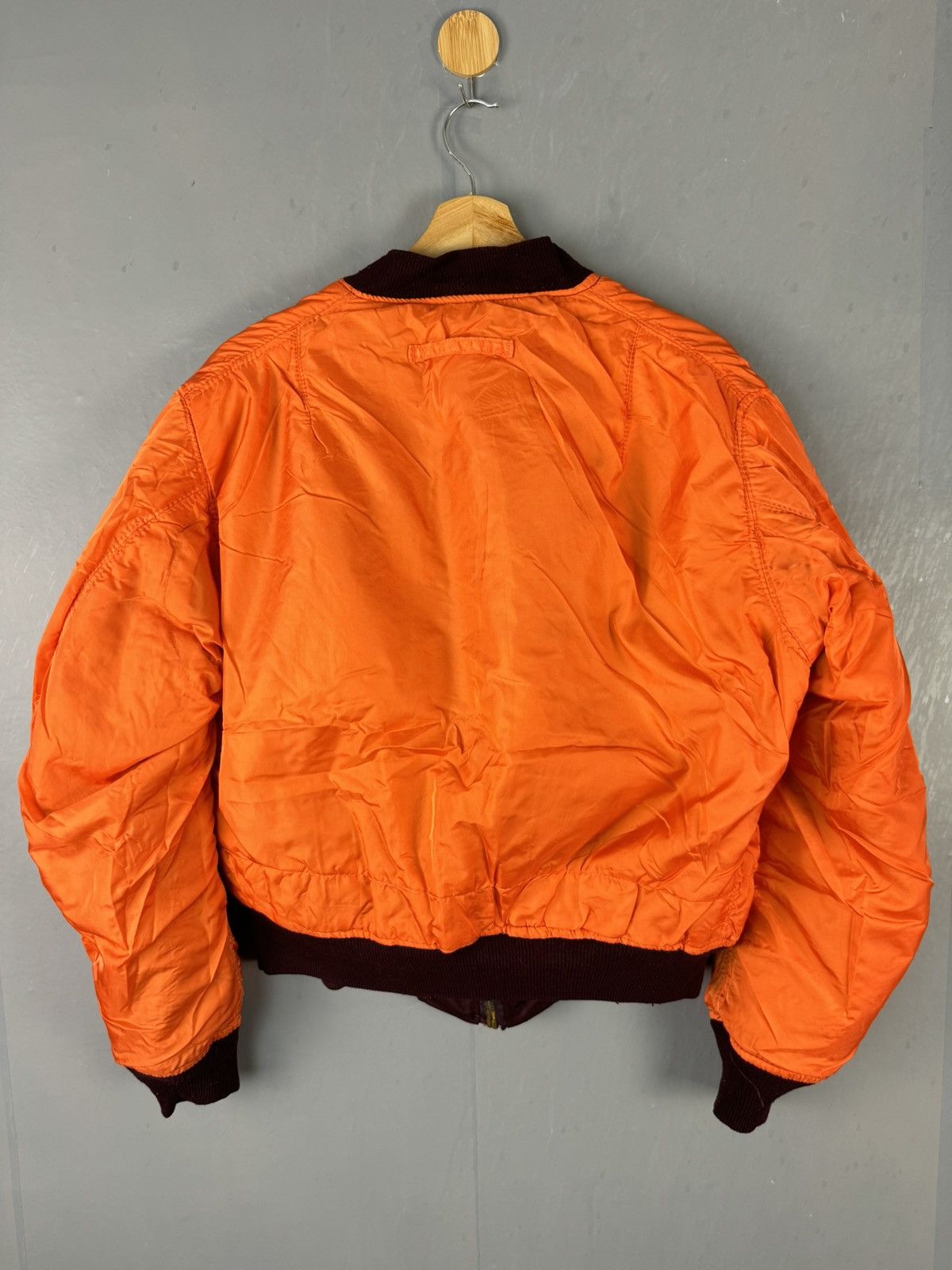 Alpha Industries VINTAGE ALPHA INDUSTRIES USAF MILITARY STYLE BOMBER JACKET Size US L / EU 52-54 / 3 - 10 Thumbnail