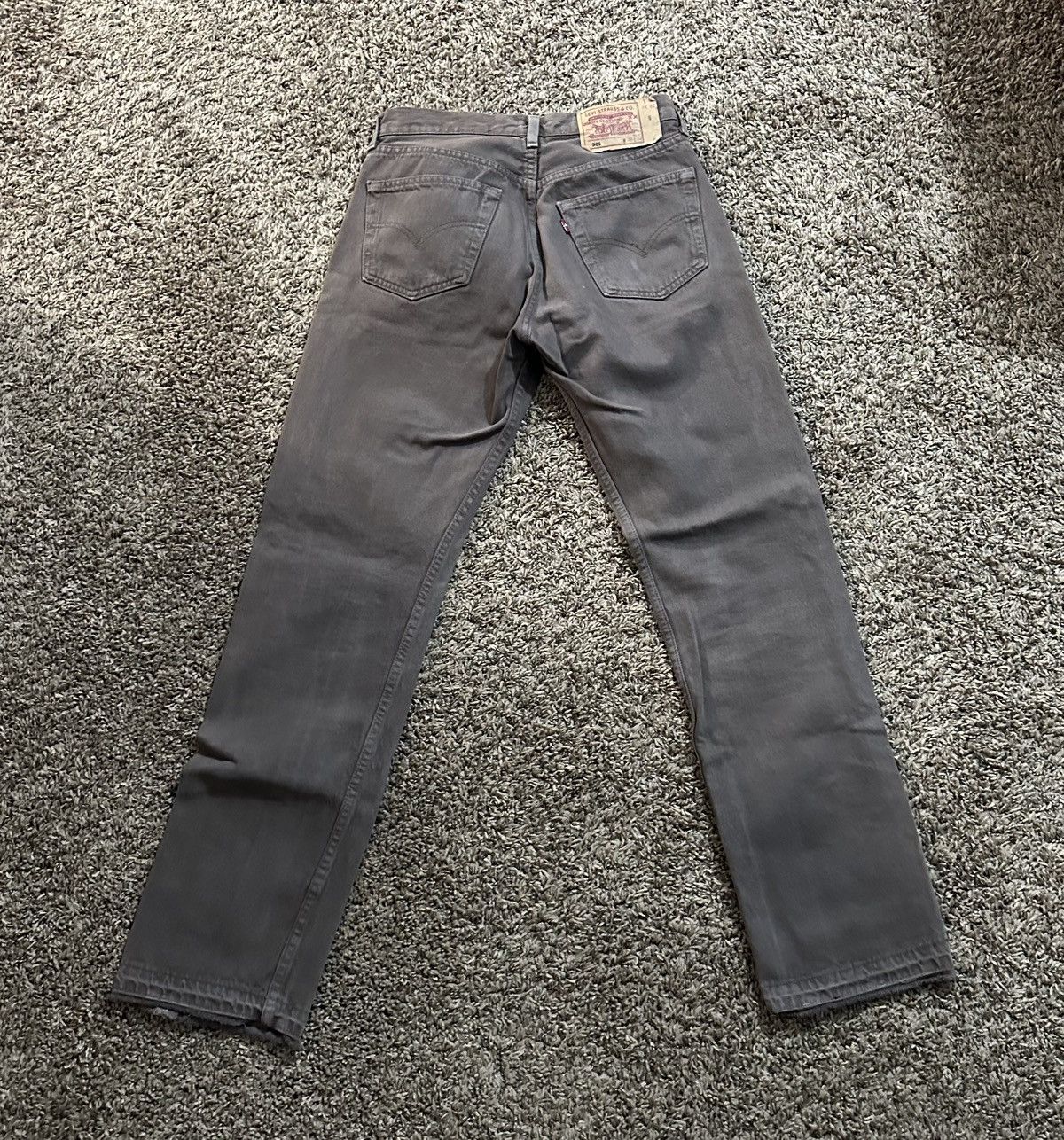 Levi's Vintage Clothing Levi’s 501 Brown Released Hem Jeans Size US 32 / EU 48 - 3 Thumbnail