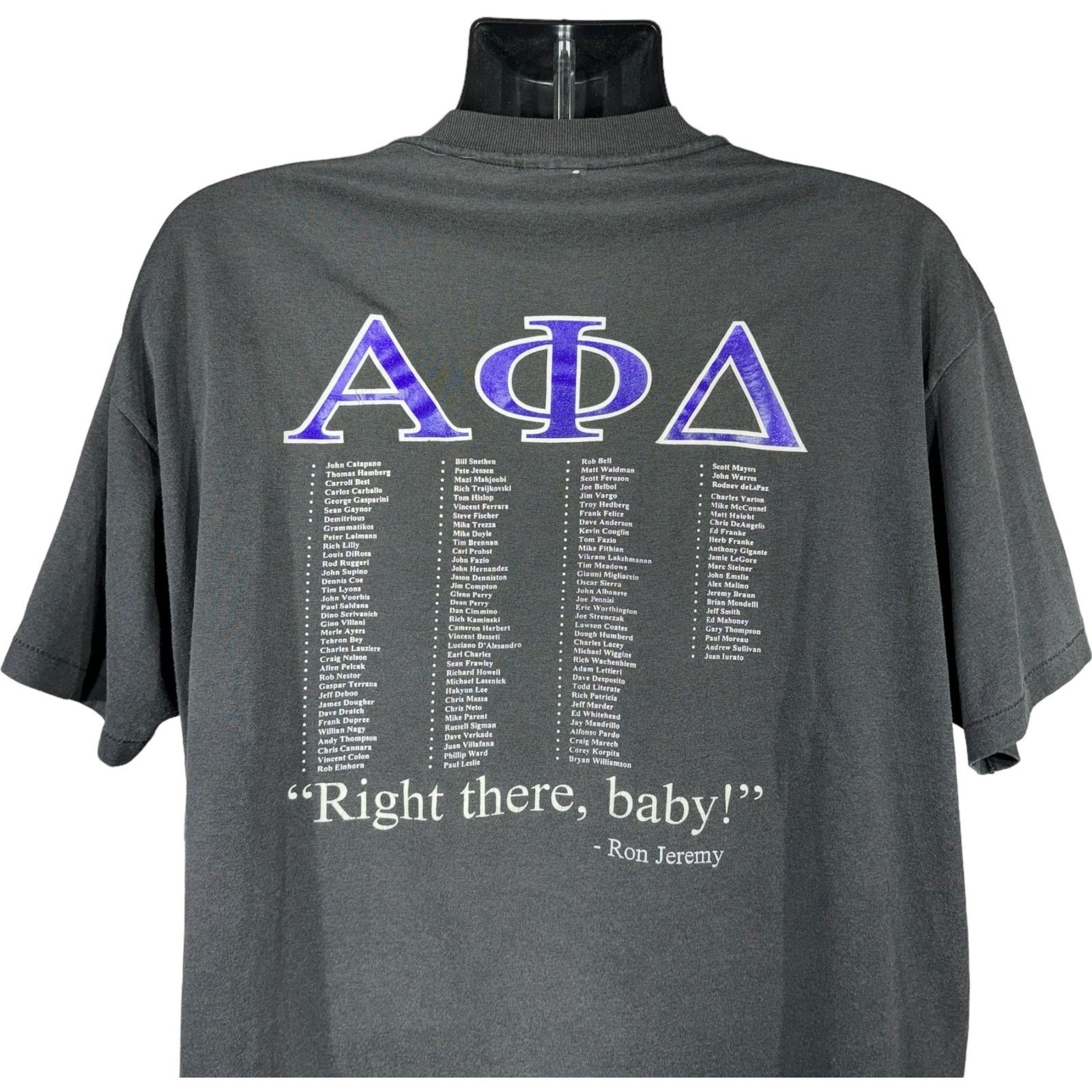 Vintage Vintage Alpha Phi Delta Sorority Ron Jeremy Tee Size US XL / EU 56 / 4 - 2 Thumbnail