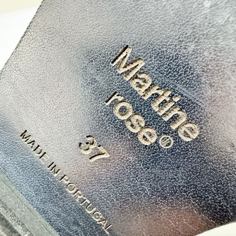 Martine Rose Martine Rose Snake-patterned chain square-toed loafers Size US 5 / EU 37 - 6 Thumbnail