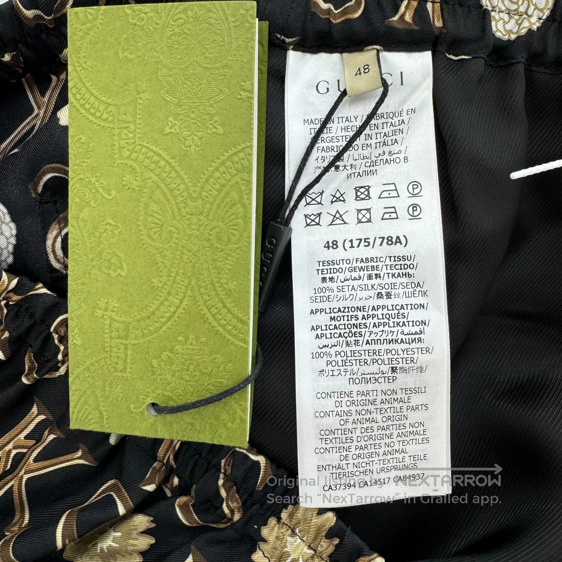 Gucci Gucci x Ken Scott Silk Shorts. Size US 32 / EU 48 - 7 Thumbnail