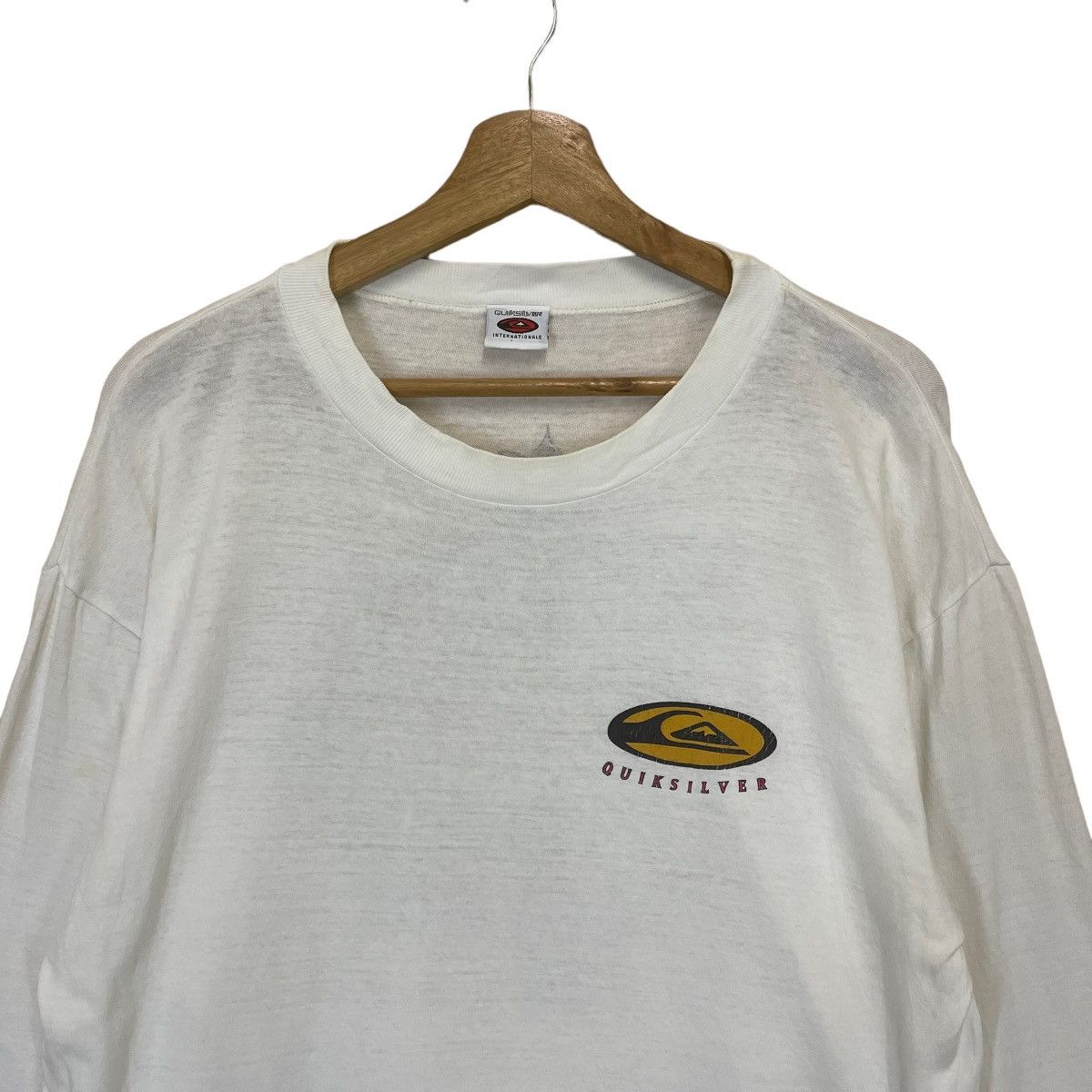 Billabong Vintage 90s Quiksilver Big Logo Longsleeve Tee Size US M / EU 48-50 / 2 - 7 Thumbnail