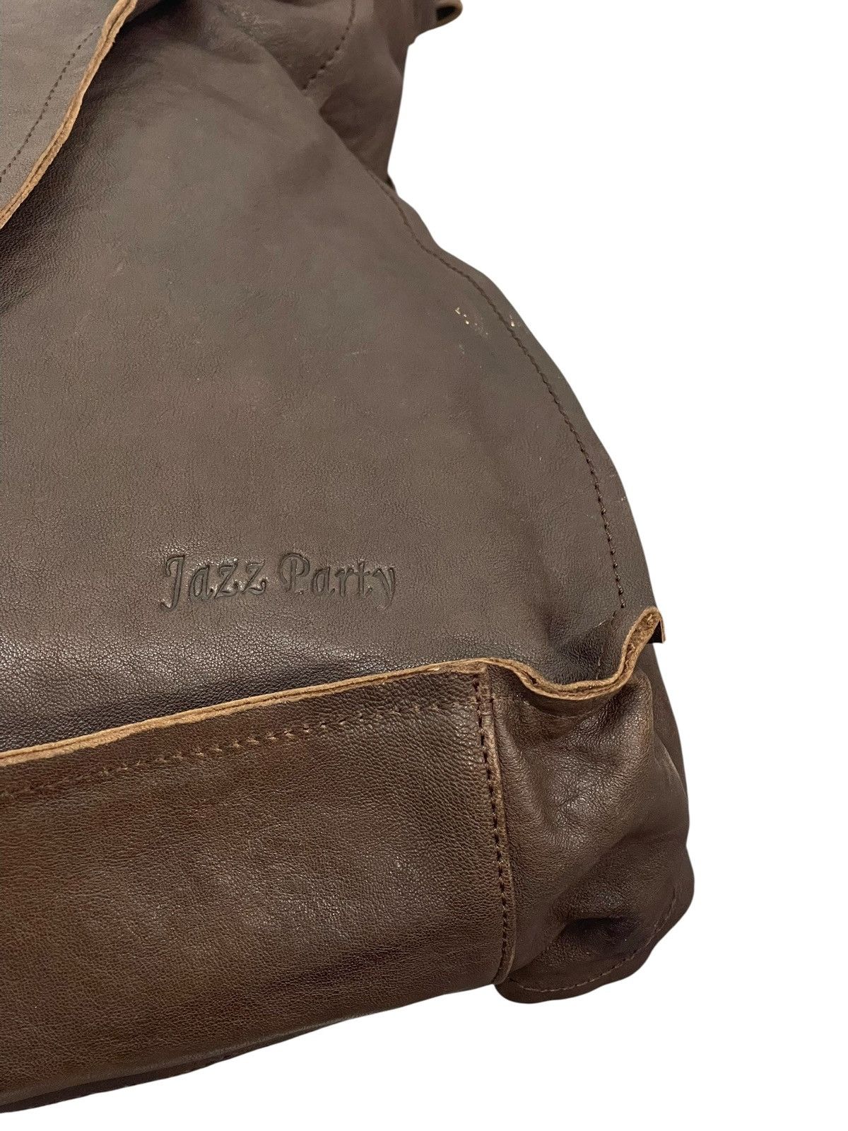 Genuine Leather Full Leather Jazz Party Shoulder Bag 6🟩 Size ONE SIZE - 10 Thumbnail