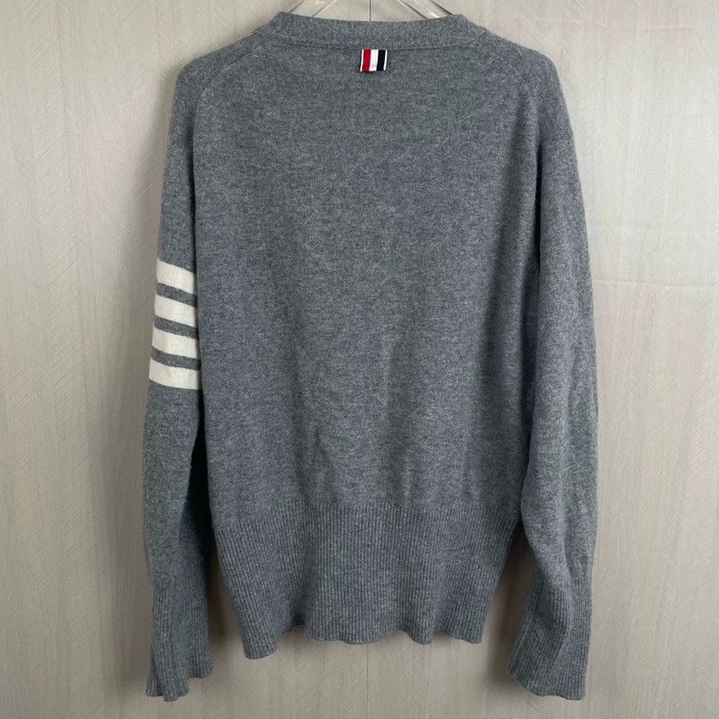 Thom Browne Thom Browne Cashmere cardigan Size US XL / EU 56 / 4 - 3 Thumbnail