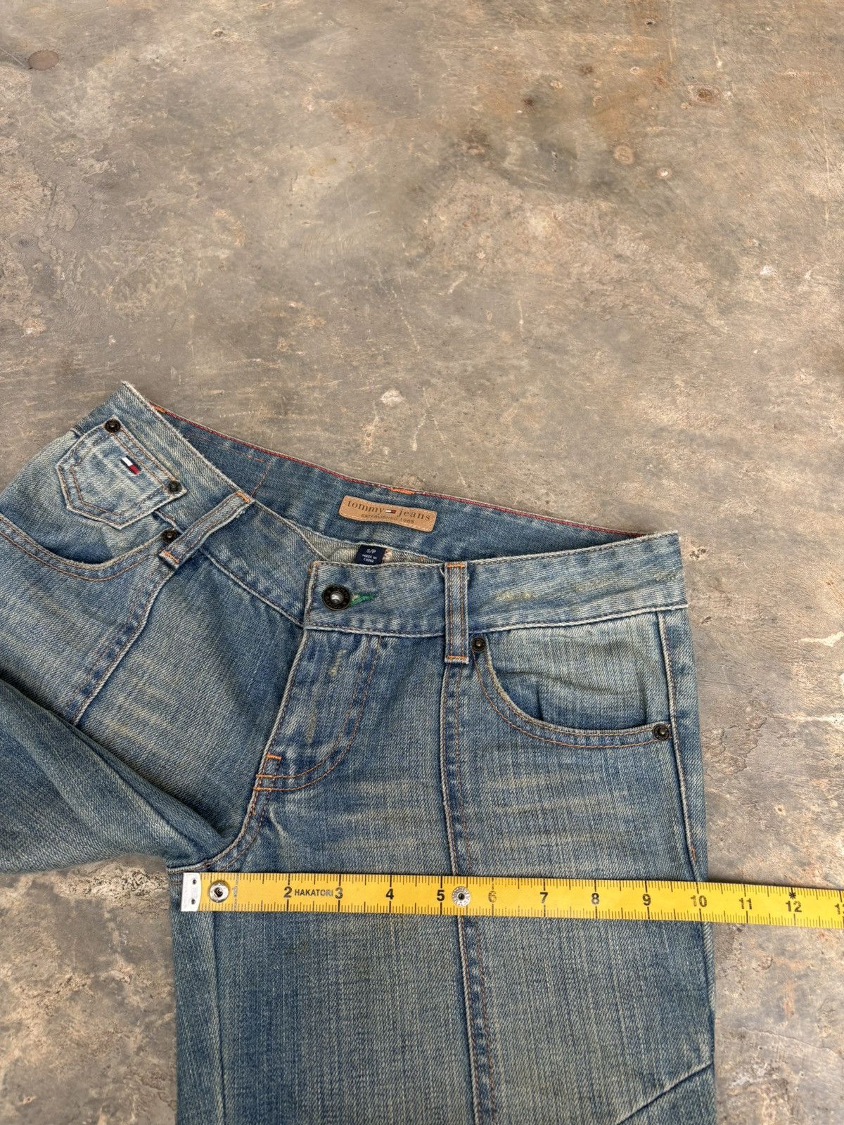 Hysteric Glamour × Japanese Brand × Tommy Hilfiger Boocut Tommy Jeans Unisex Ifsixwaenine Lgb Style Size US 31 - 13 Thumbnail