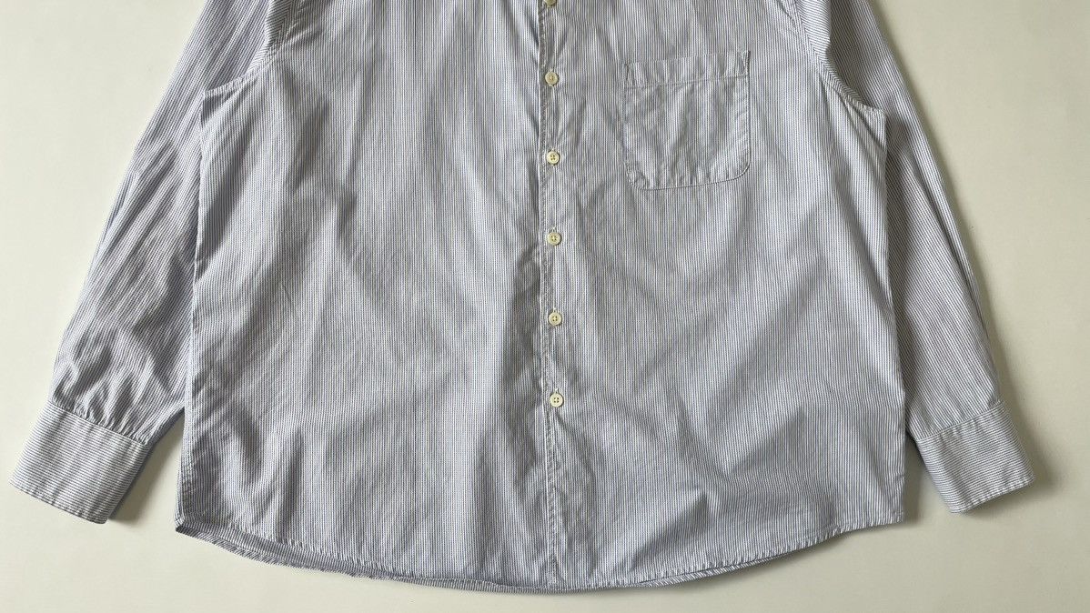 Our Legacy White / Blue Stripe Cotton ‘Above’ Shirt Size US M / EU 48-50 / 2 - 7 Thumbnail