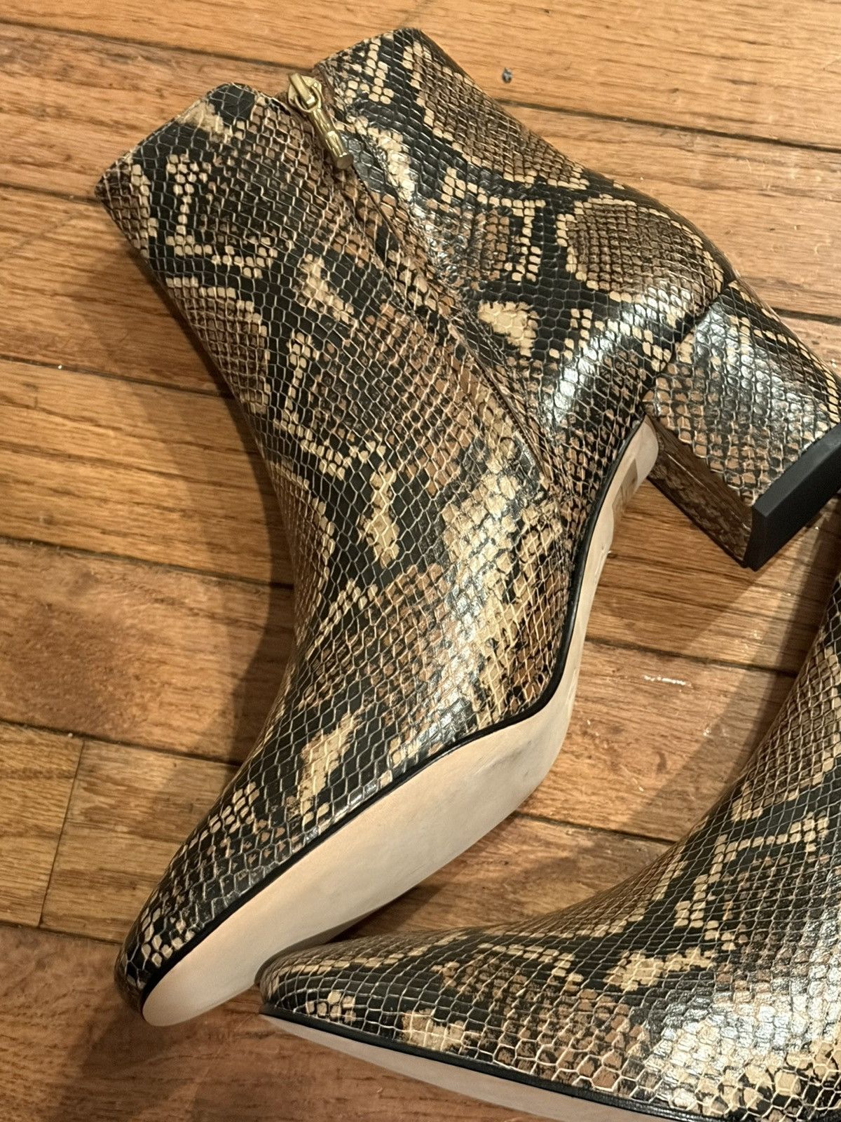 J.McLaughlin J Mclaughlin Boots 9..5 Aida Embossed Snake Skin Size US 9.5 / IT 39.5 - 4 Thumbnail