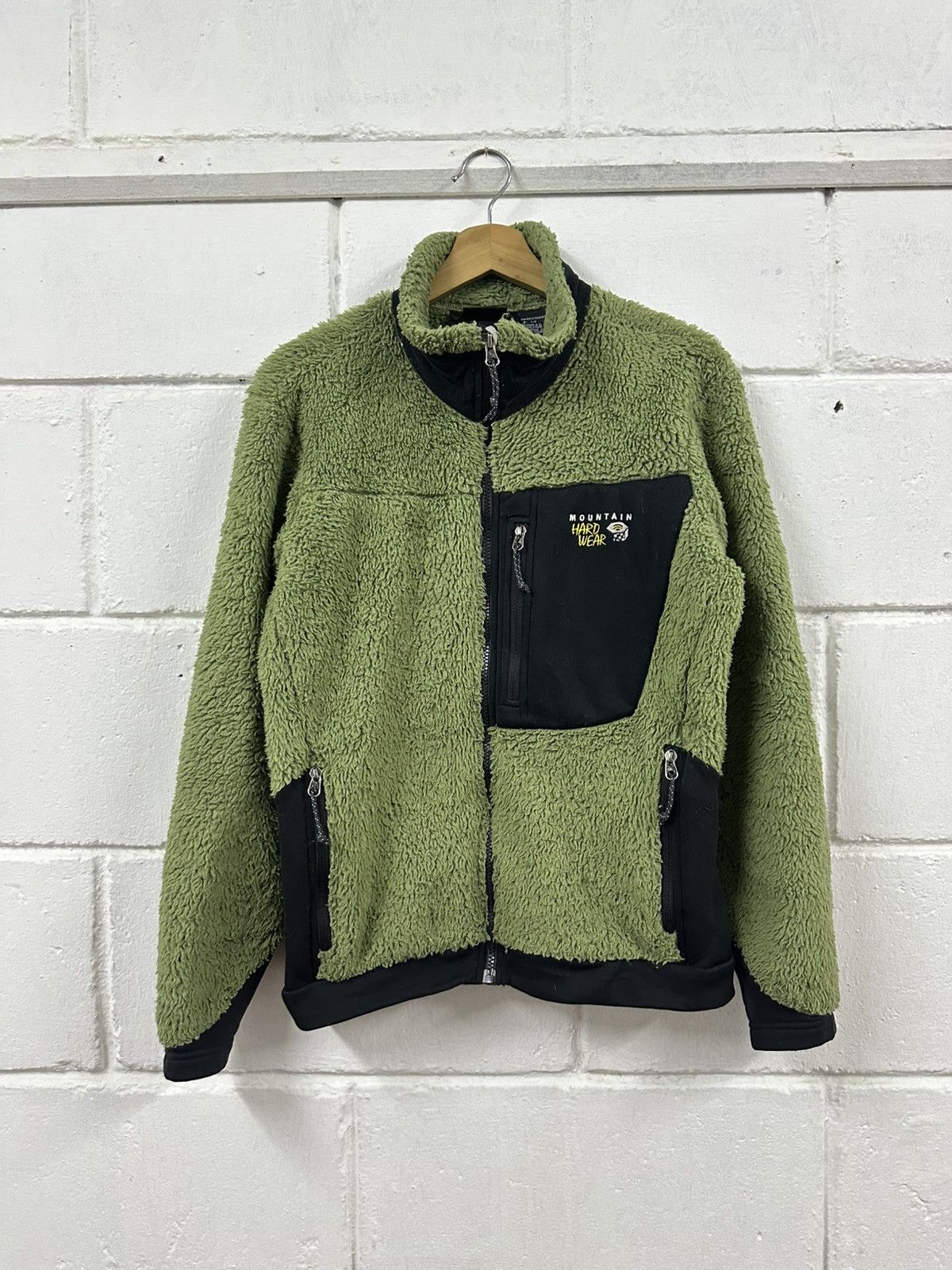 Mountain Hardwear Mountain Hardwear Green Deep-Pile Fleece Zip Jacket Size US S / EU 44-46 / 1 - 2 Thumbnail