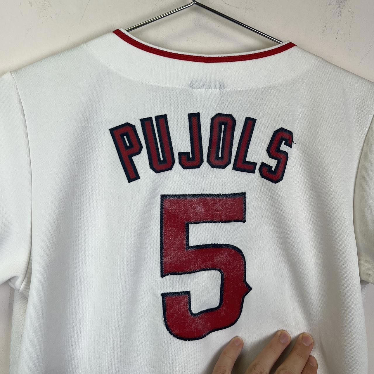 Majestic Majestic White Los Angeles Angels Pujols Jersey Size S / US 4 / IT 40 - 3 Thumbnail