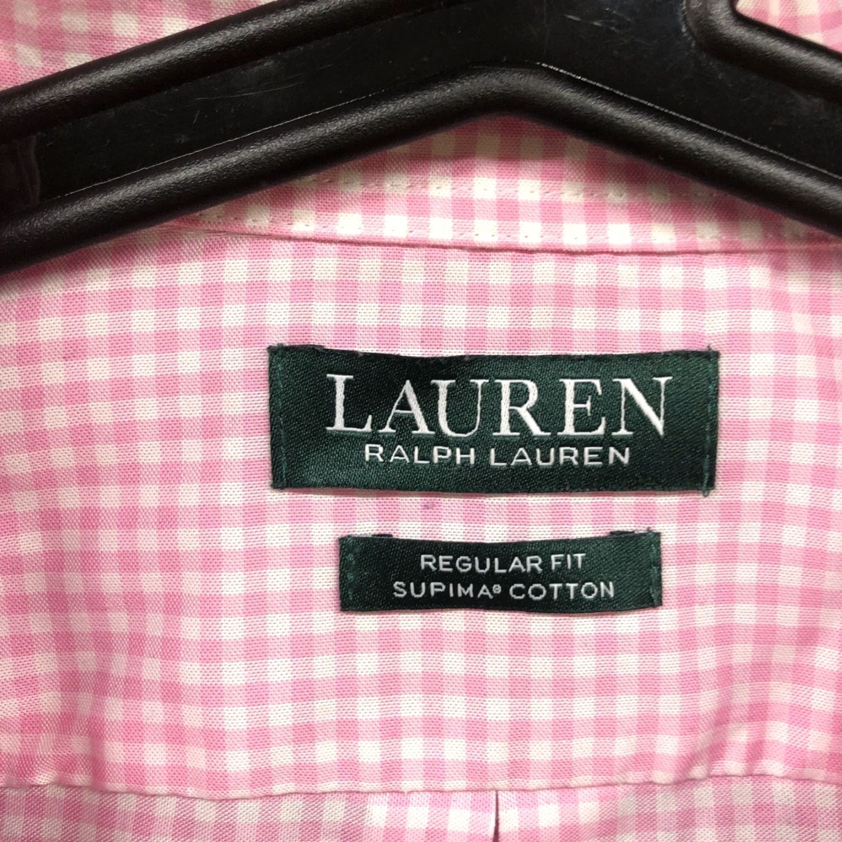 Ralph Lauren Lauren Ralph Lauren Supima Cotton Long Sleeve Shirt Mens L Pink Gingham Regular Shirt Men L Pink Classic Preppy Button-Up Collared White Not provided Size US L / EU 52-54 / 3 - 5 Thumbnail