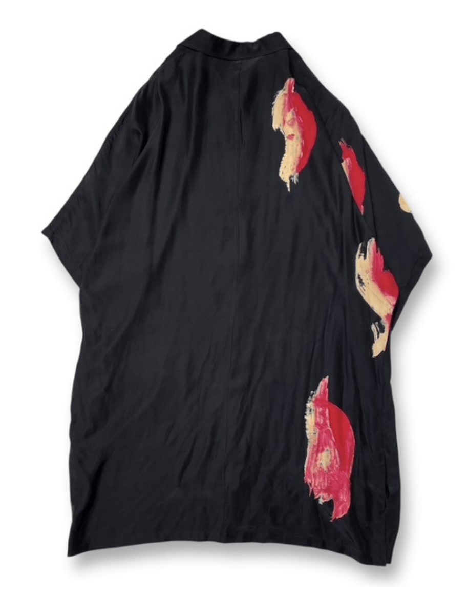 Yohji Yamamoto Yohji Yamamoto Pour Homme - Silk flavor s/s shirt Size US L / EU 52-54 / 3 - 2 Thumbnail