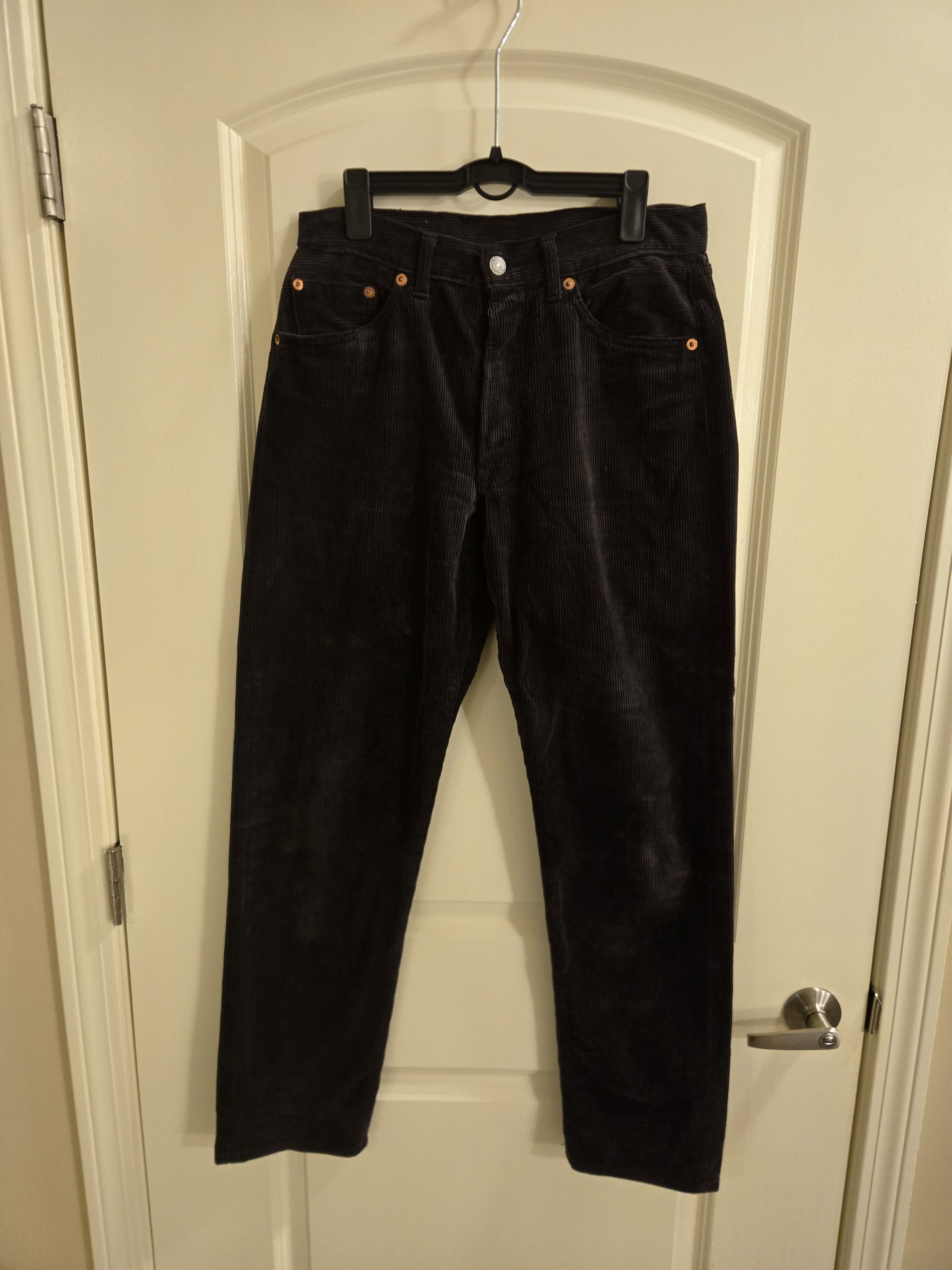 The Real McCoy's Corduroy Trousers Lot. 906 (CHARCOAL) Size US 31 - 1 Thumbnail