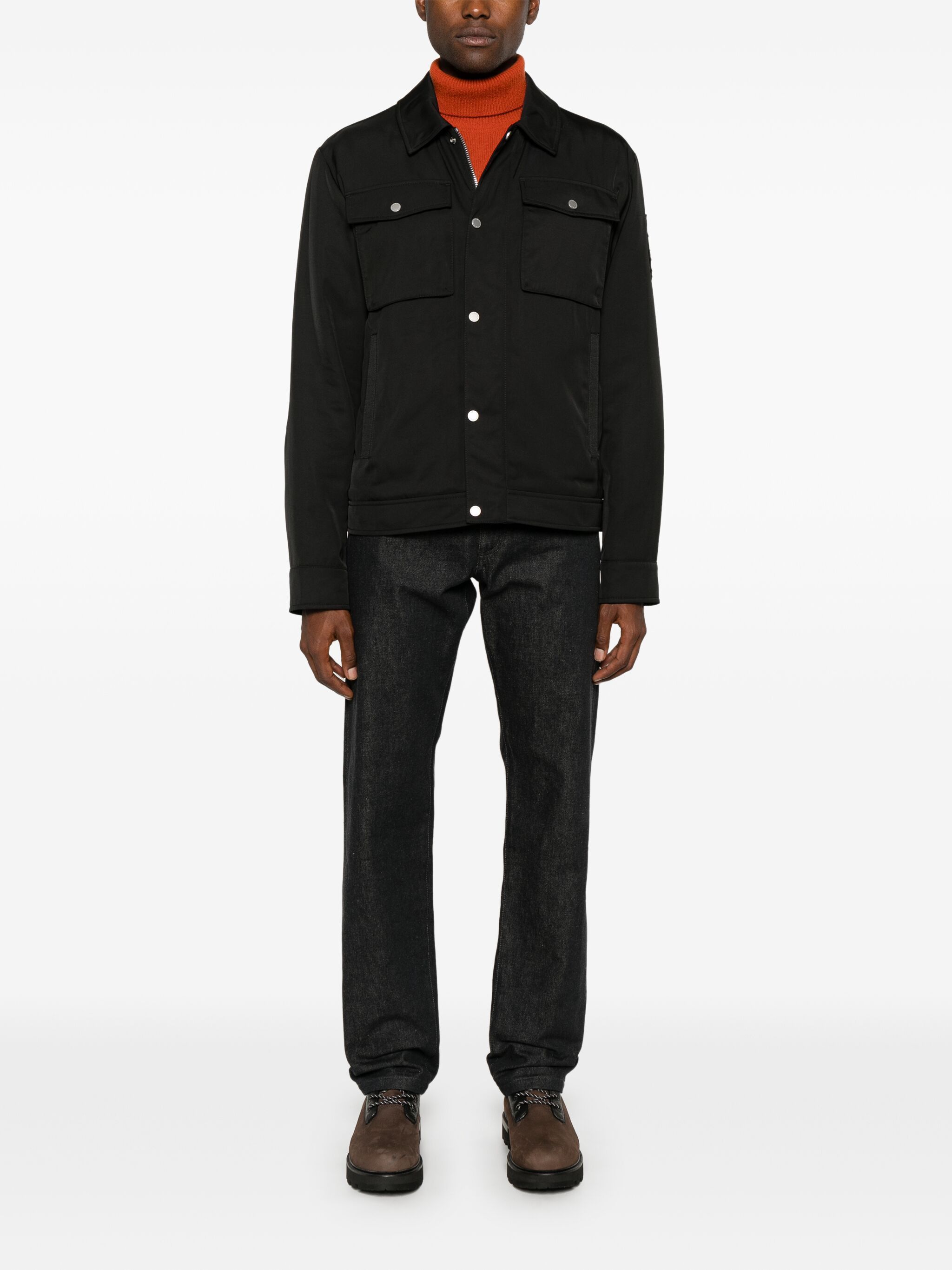 Moose Knuckles o1s22i1n1124 Jacque Medium Weight Jacket in Black Size US L / EU 52-54 / 3 - 2 Thumbnail