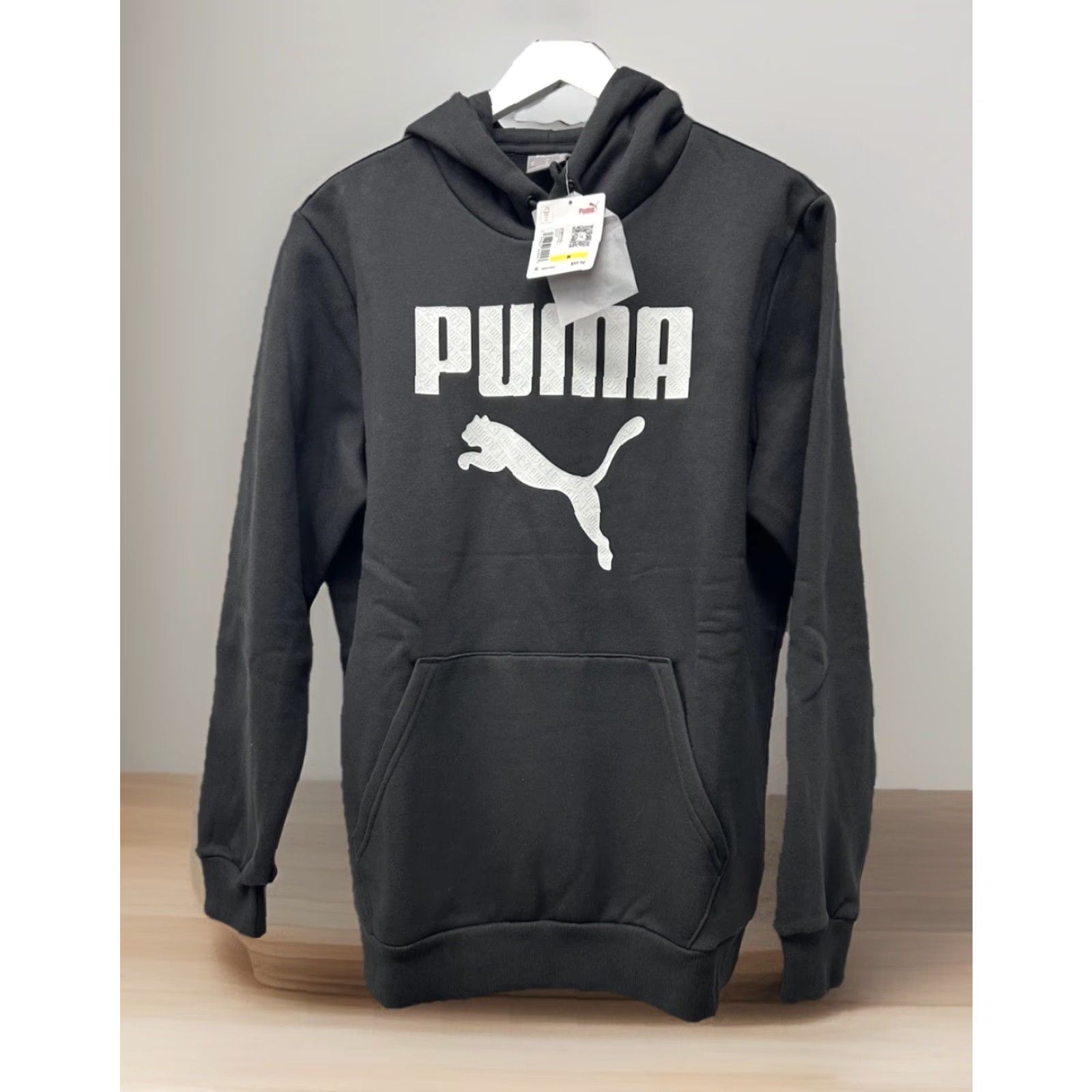 Puma NEW PUMA Italy Classic Black/White Embossed Logo Pullover Hoodie Mens M Size US M / EU 48-50 / 2 - 2 Thumbnail