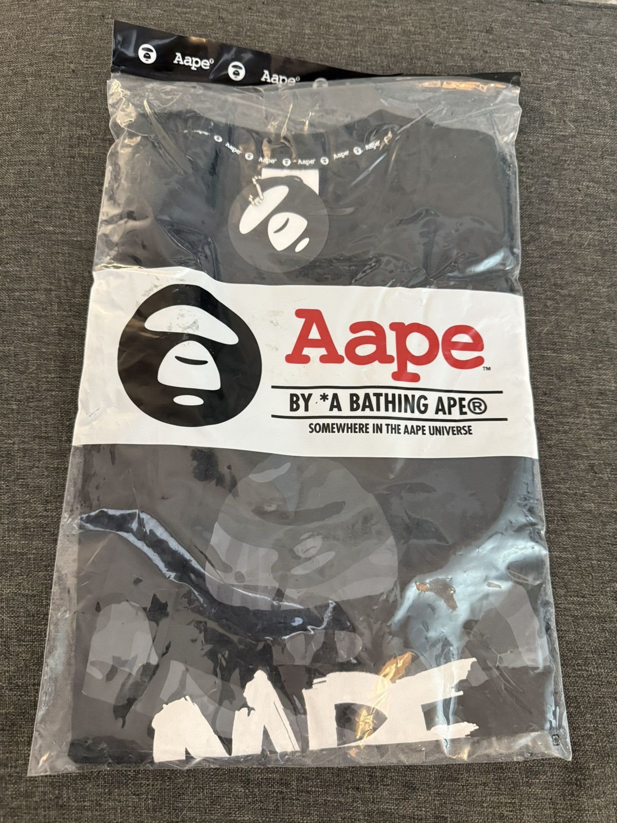 Aape AAPE Logo Tee Black Size US M / EU 48-50 / 2 - 1 Thumbnail