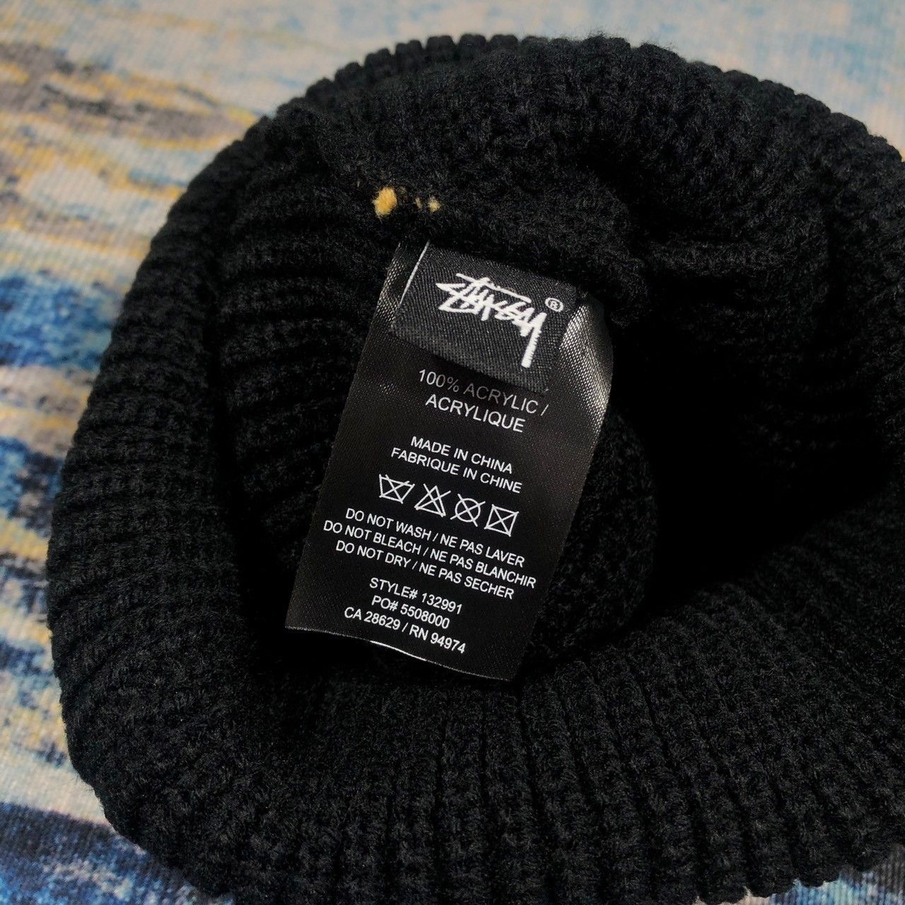 Stussy × Vintage Stussy Striped Cuff Beanie Size ONE SIZE - 4 Thumbnail