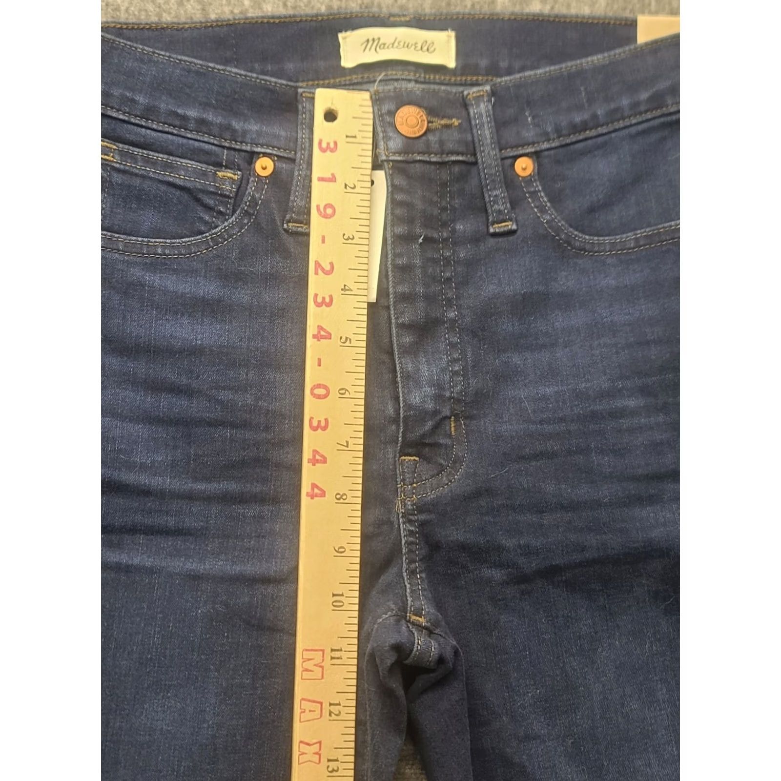 Madewell Madewell Jeans Womens 27x29 Skinny High Rise Ankle Pockets Denim Blue 27 Slim Regular Womens Sounds Size 27" / US 4 / IT 40 - 5 Thumbnail
