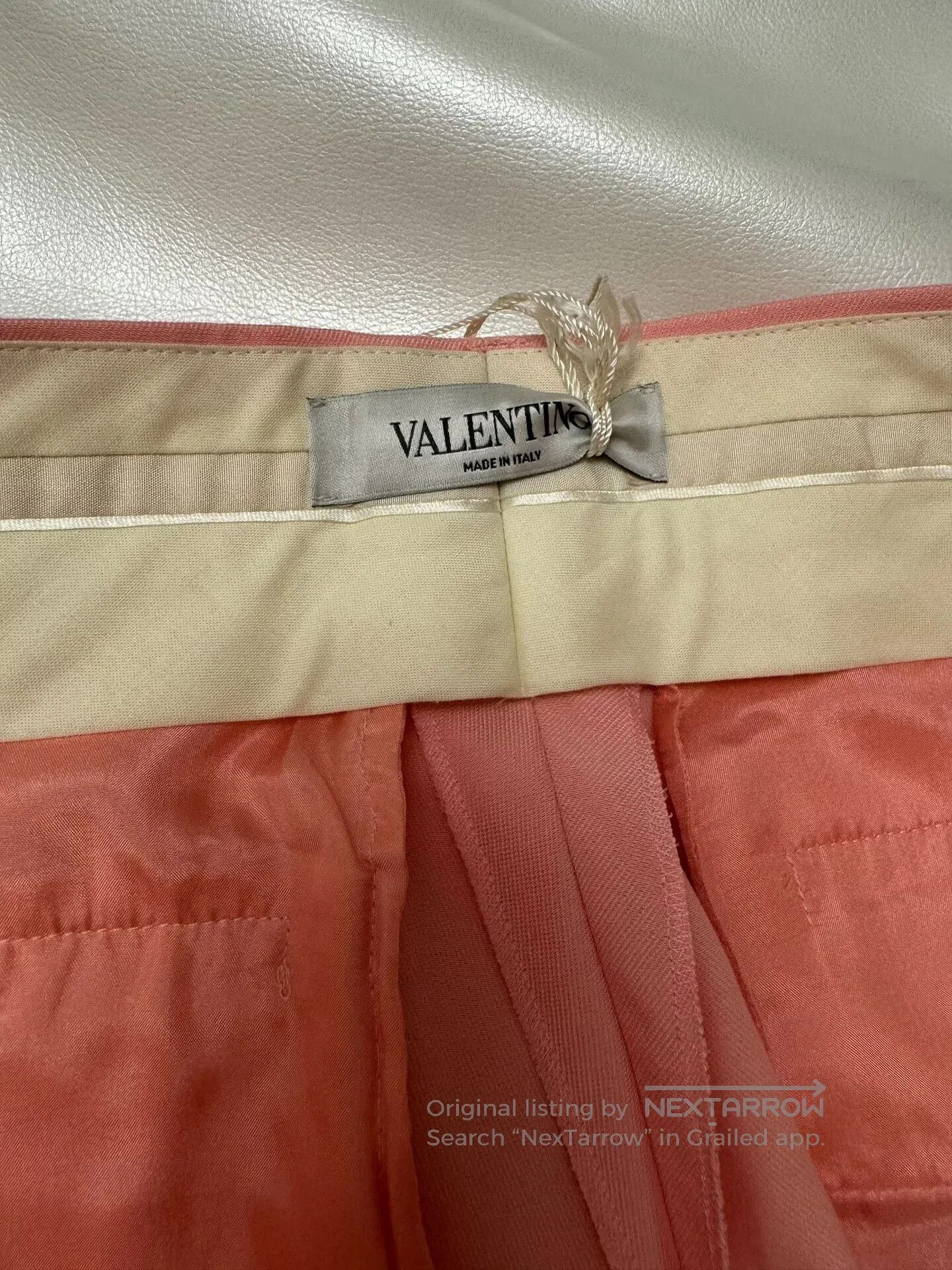 Valentino Valentino Women's Pink Tailored Trousers. Size US 26 / EU 42 - 4 Thumbnail