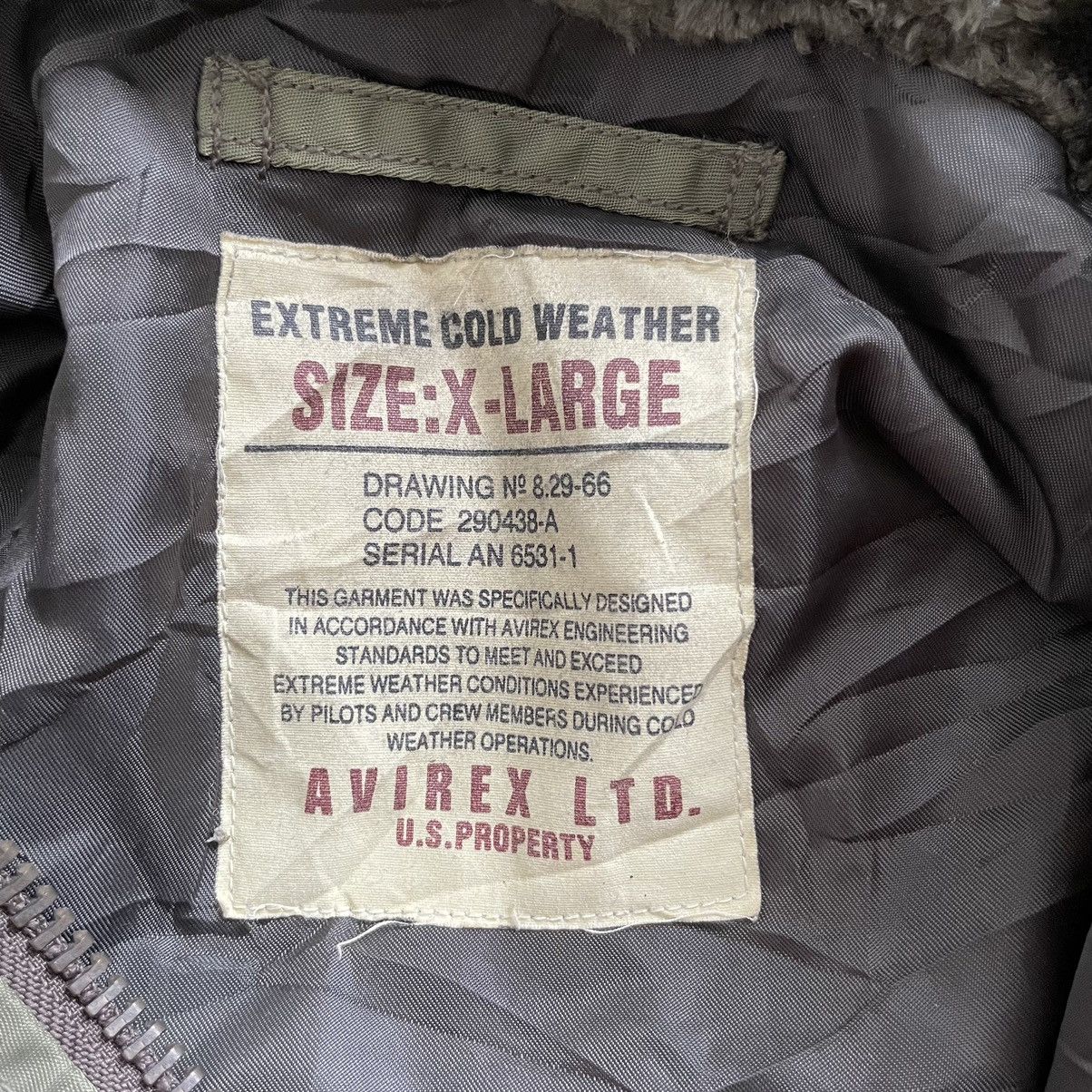 Avirex Avirex Bomber Jacket X Military X Vintage Size US XL / EU 56 / 4 - 7 Thumbnail