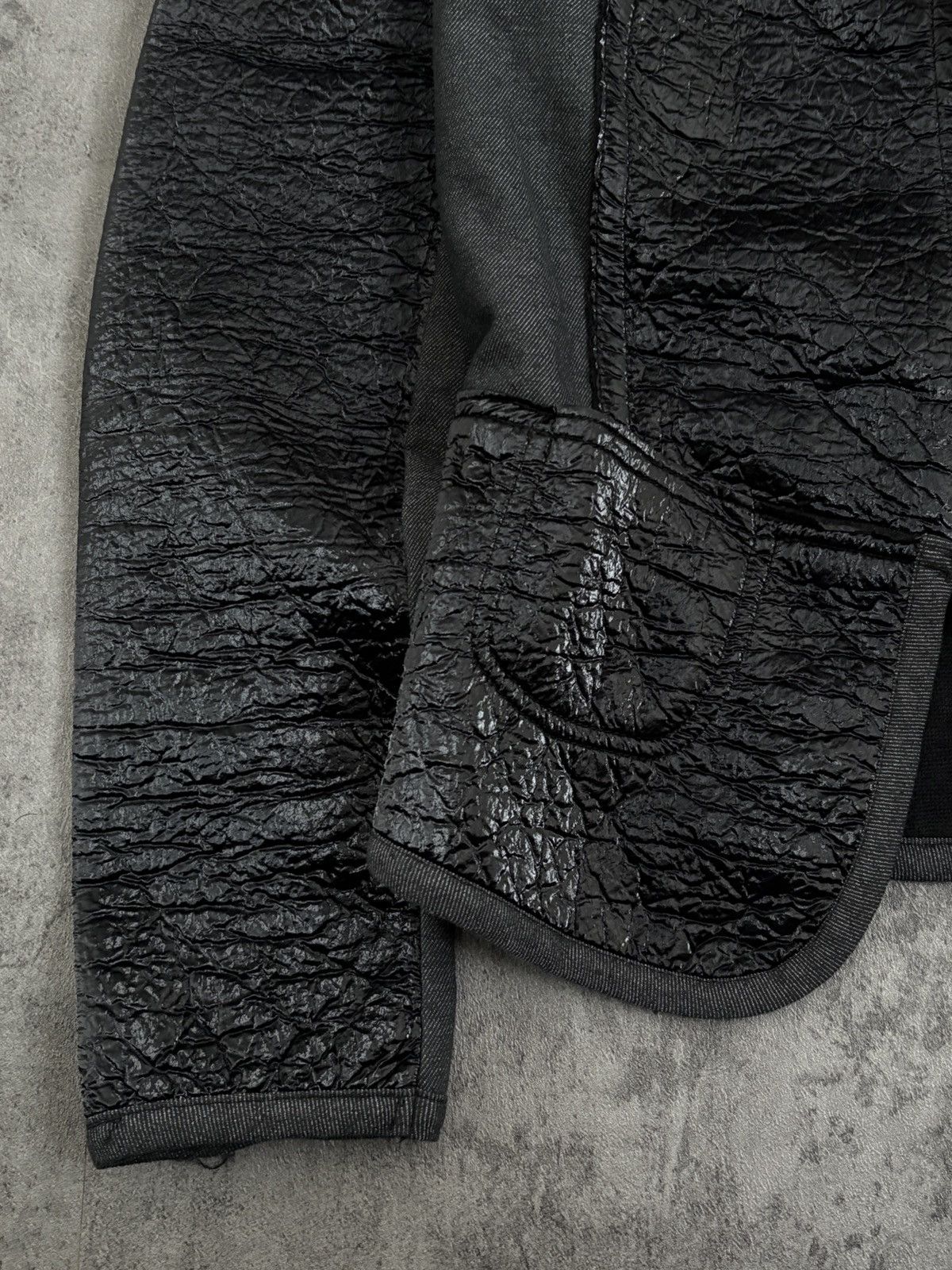 Elisa Cavaletti Elisa Cavaletti Avant Garde Goth Nero Black Jacket Size S / US 4 / IT 40 - 4 Thumbnail