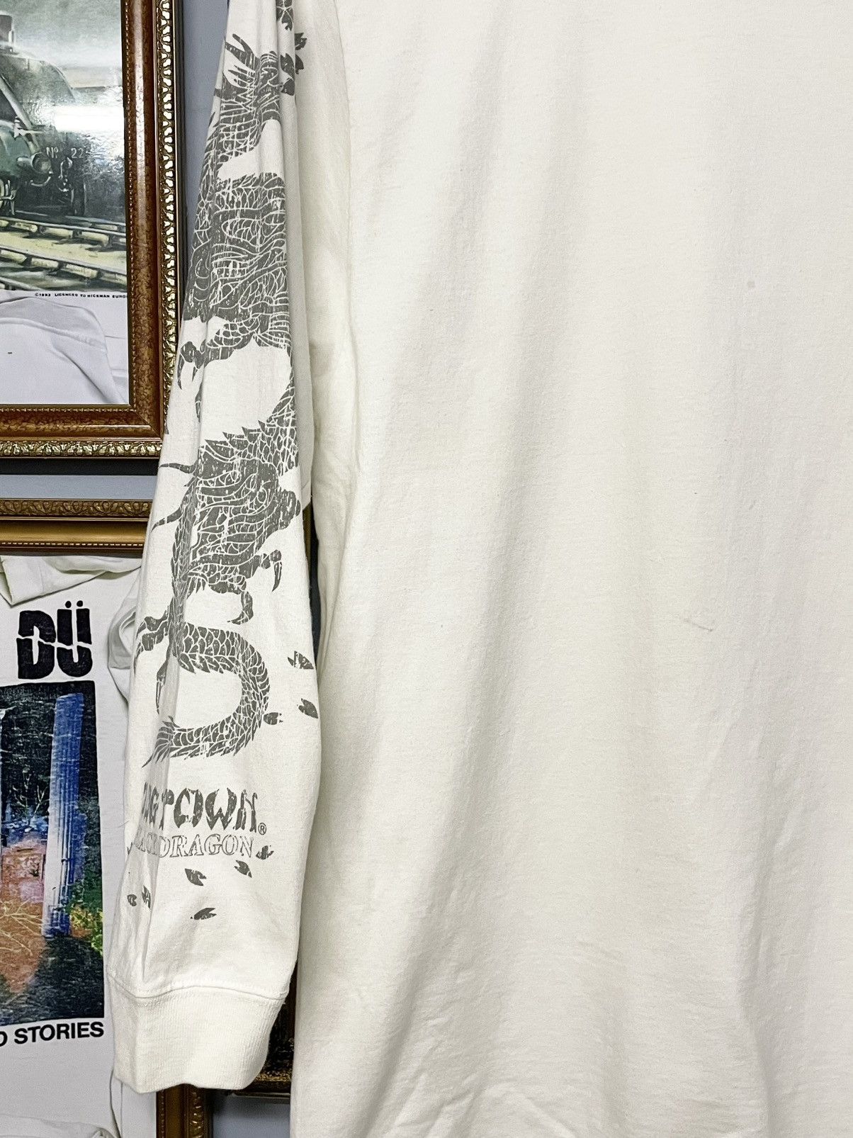 Designer Vintage Og 1990s Dogtown Black Dragon Embroidery Longsleeve Size US XL / EU 56 / 4 - 5 Thumbnail