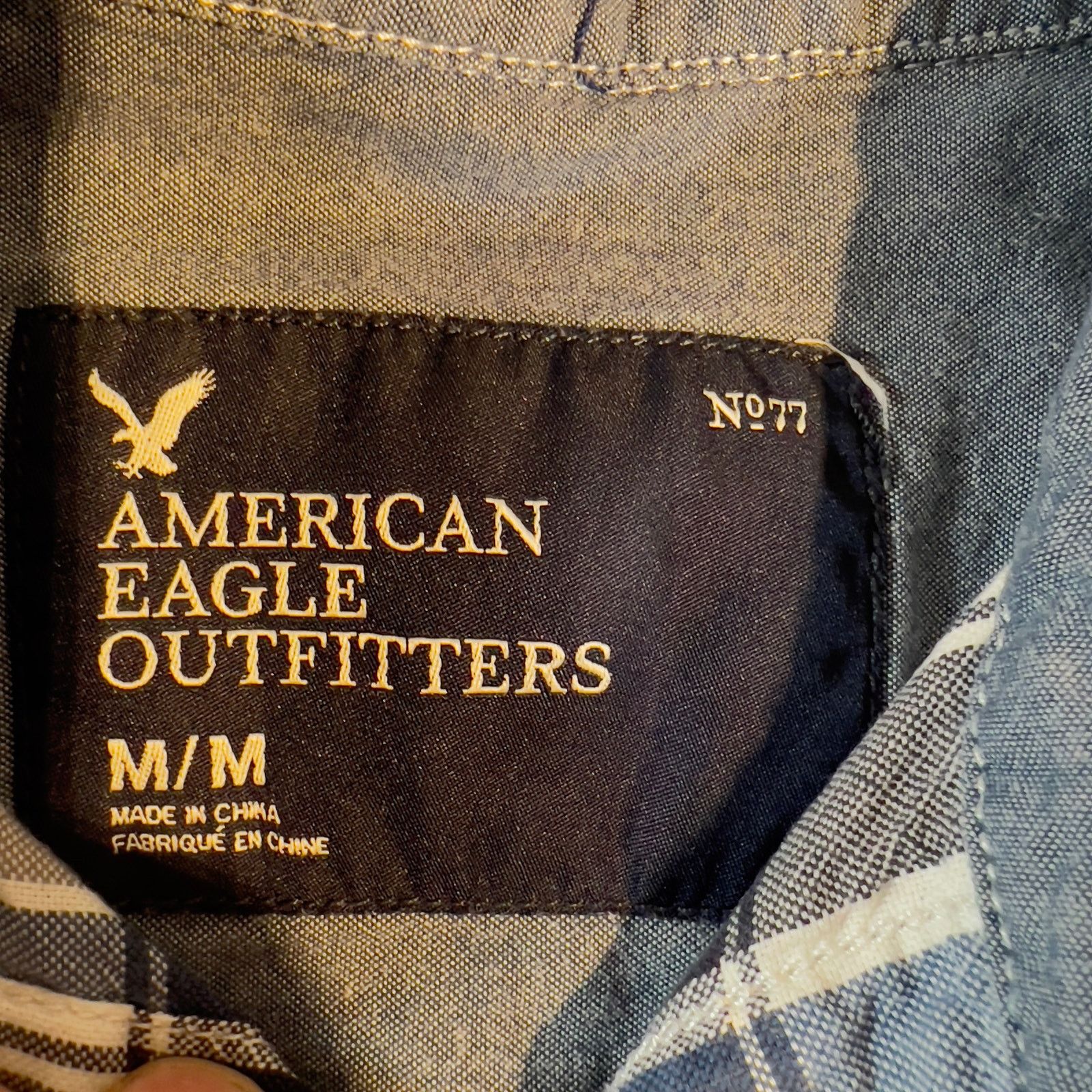 American Eagle Outfitters American Eagle Outfitters Button Shirt Men Med Pearl Snap Size US M / EU 48-50 / 2 - 2 Thumbnail